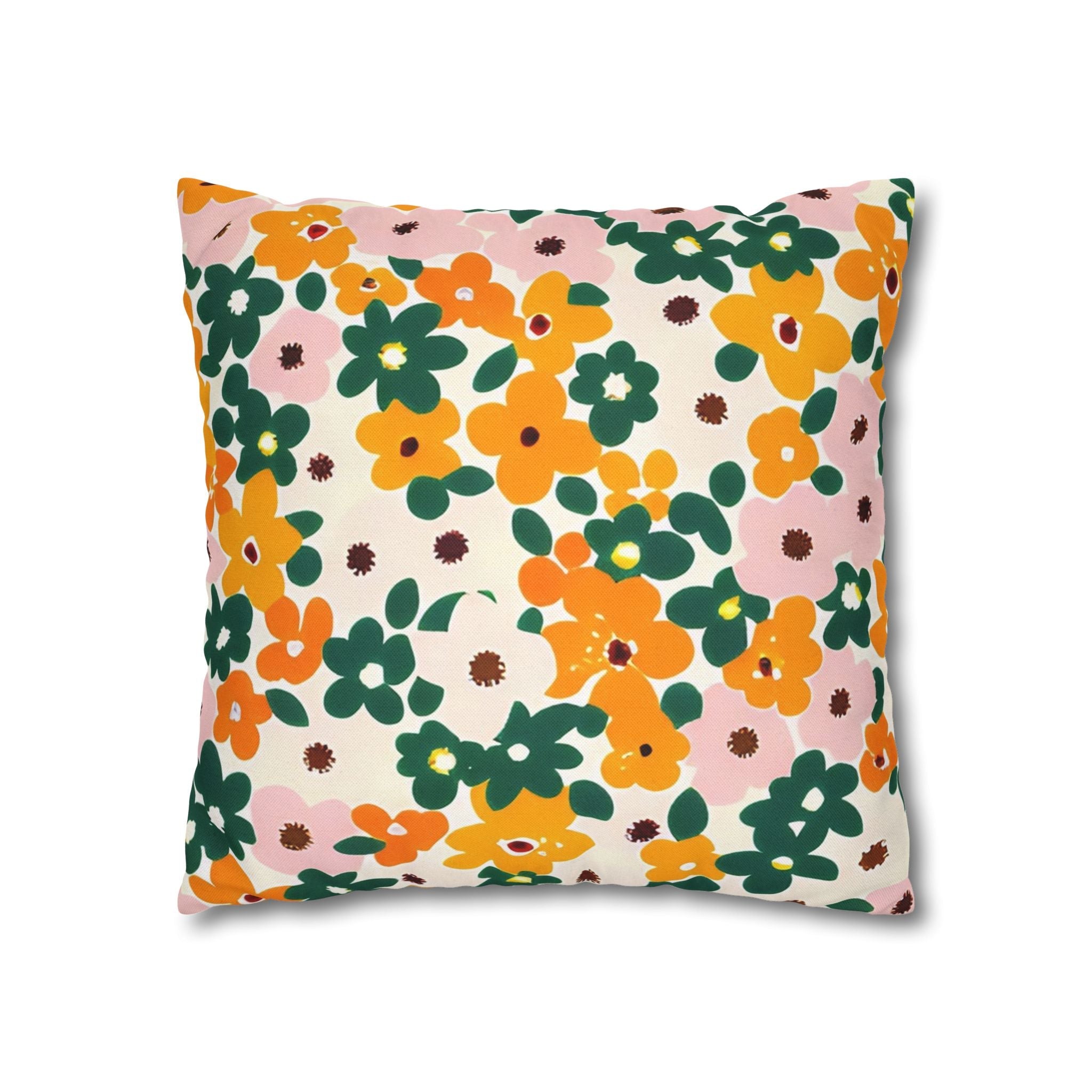 Spun Polyester Square Pillowcase, Artsulli - Art is Long, Life is Short, Home Decor, , , , , , , 
