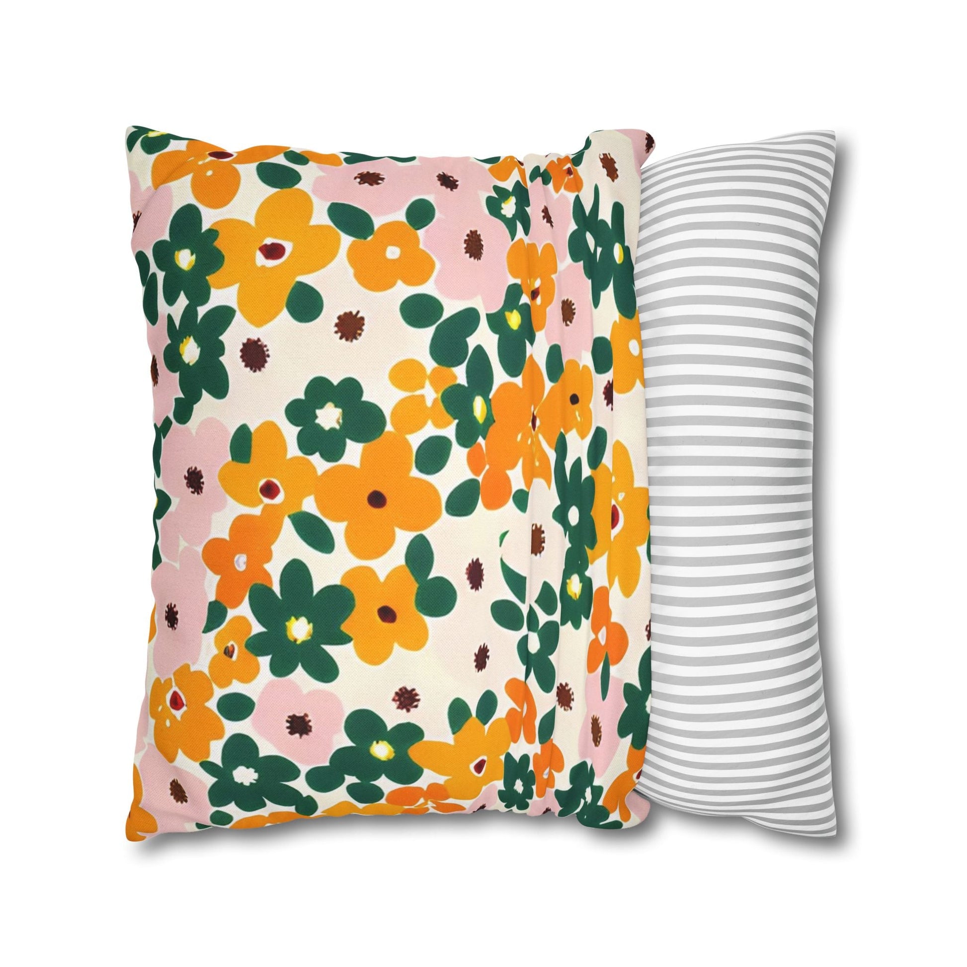 Spun Polyester Square Pillowcase, Artsulli - Art is Long, Life is Short, Home Decor, , , , , , , 