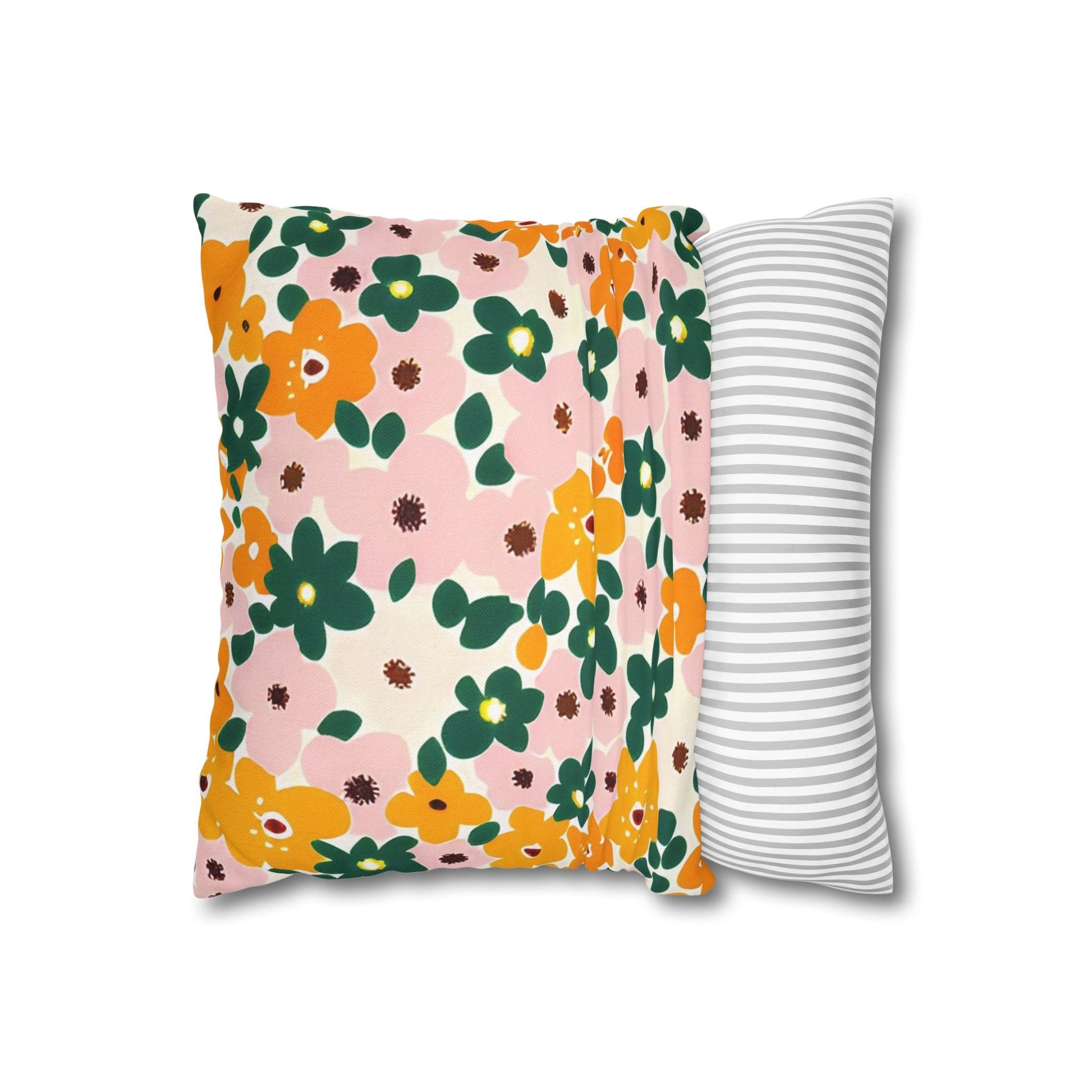 Spun Polyester Square Pillowcase, Artsulli - Art is Long, Life is Short, Home Decor, , , , , , , 