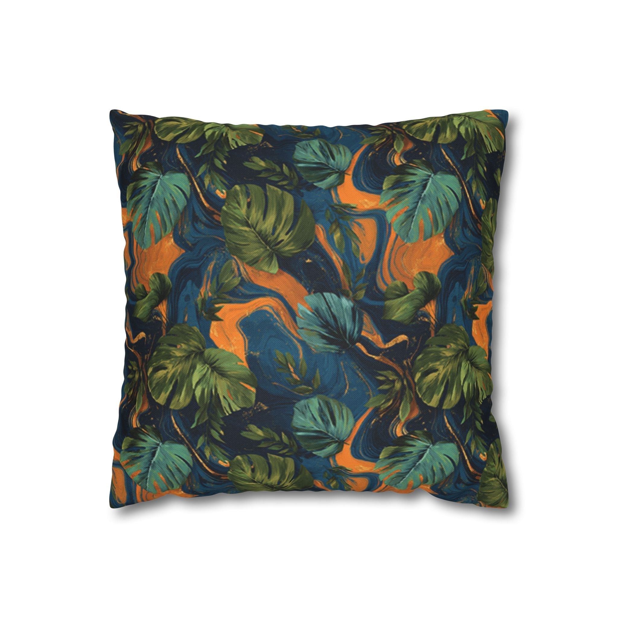 Spun Polyester Square Pillowcase, Artsulli - Art is Long, Life is Short, Home Decor, Size, 14" × 14", , , , , 32558375607761401016