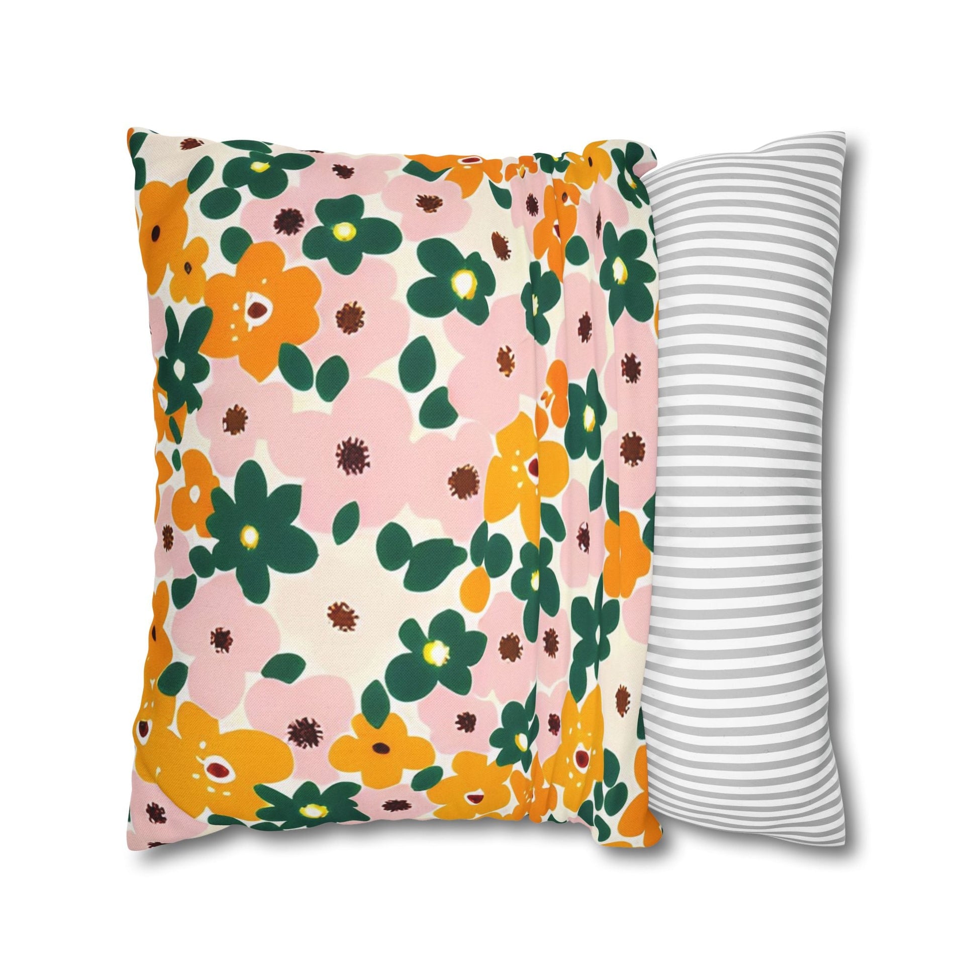 Spun Polyester Square Pillowcase, Artsulli - Art is Long, Life is Short, Home Decor, , , , , , , 