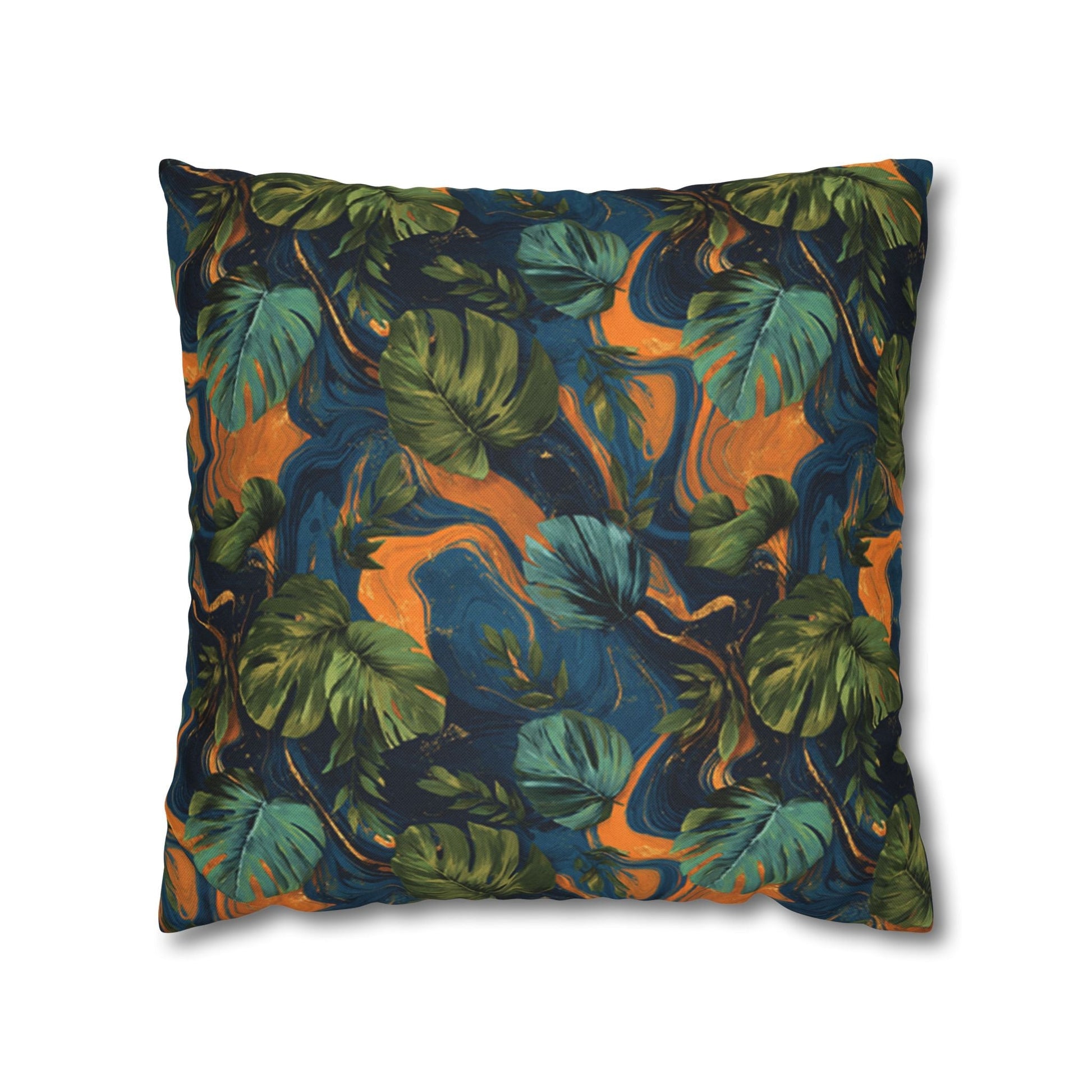 Spun Polyester Square Pillowcase, Artsulli - Art is Long, Life is Short, Home Decor, Size, 18" × 18", , , , , 16442873537198385504