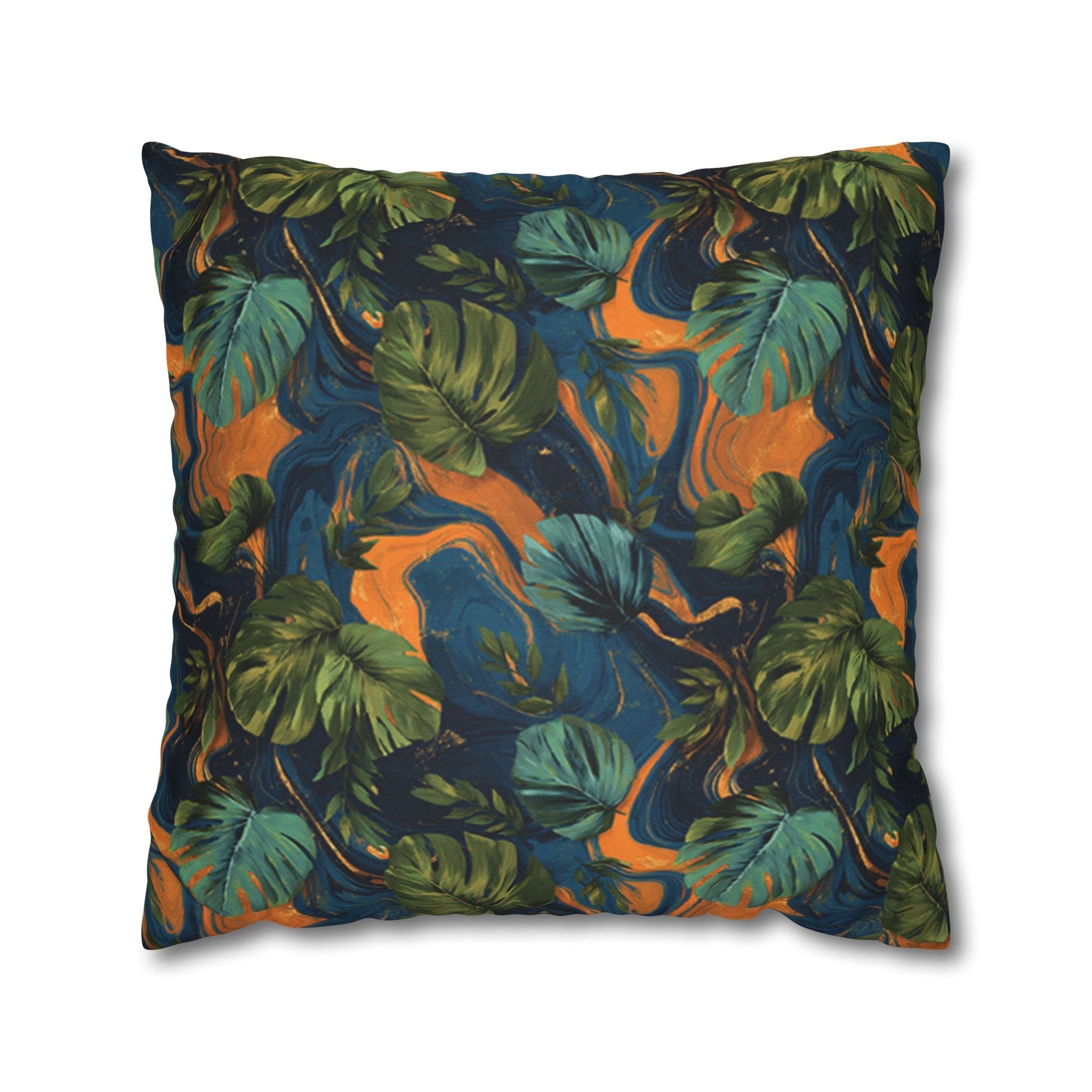 Spun Polyester Square Pillowcase, Artsulli - Art is Long, Life is Short, Home Decor, Size, 20" × 20", , , , , 90126898058528942002