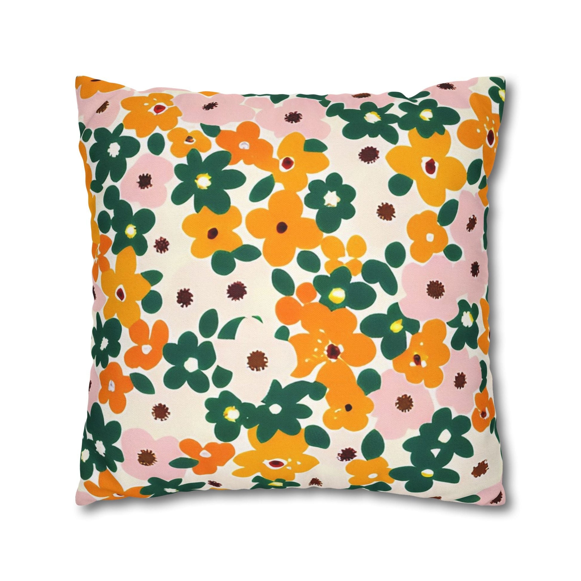 Spun Polyester Square Pillowcase, Artsulli - Art is Long, Life is Short, Home Decor, , , , , , , 