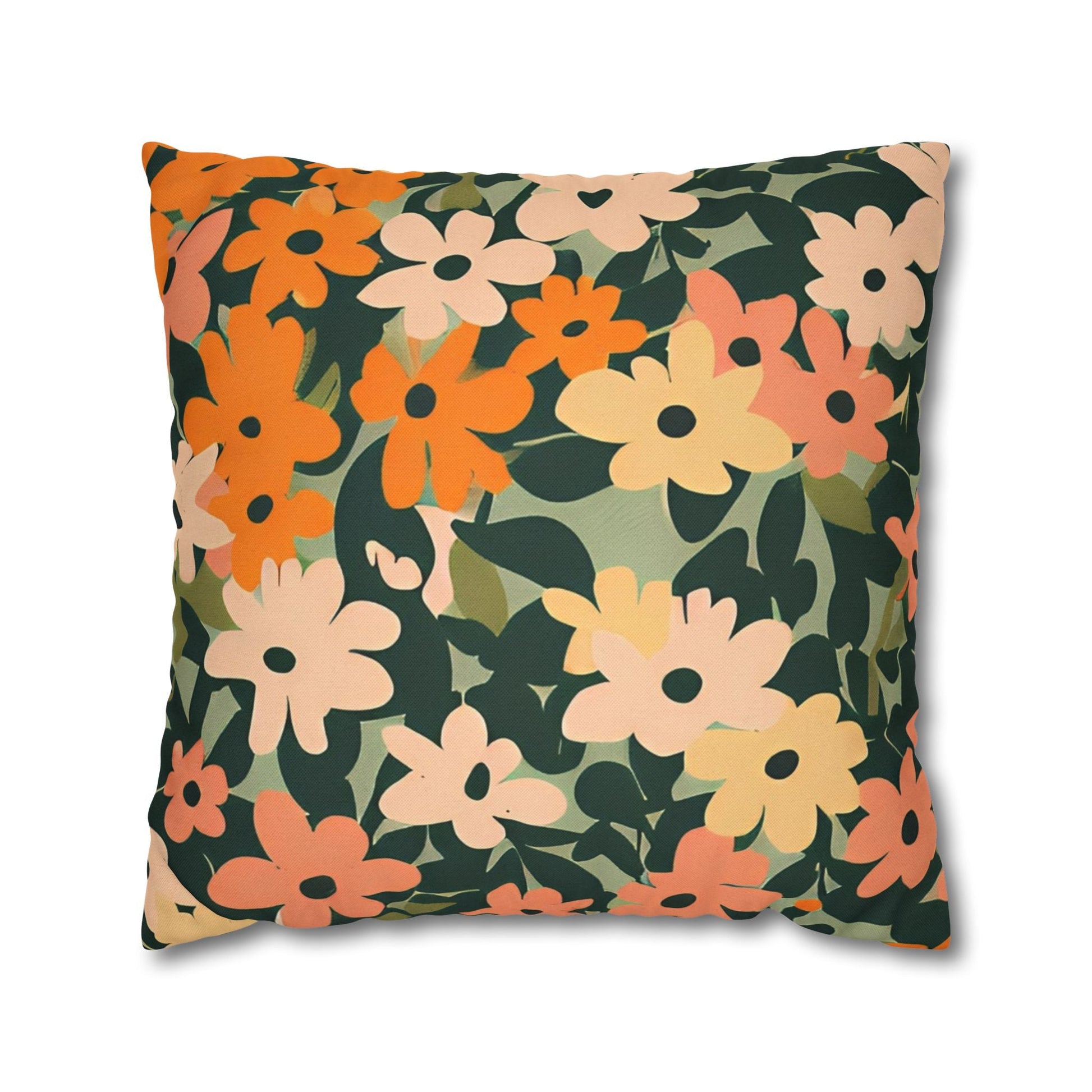 Spun Polyester Square Pillowcase, Artsulli - Art is Long, Life is Short, Home Decor, Size, 20" × 20", , , , , 28945716145749130711