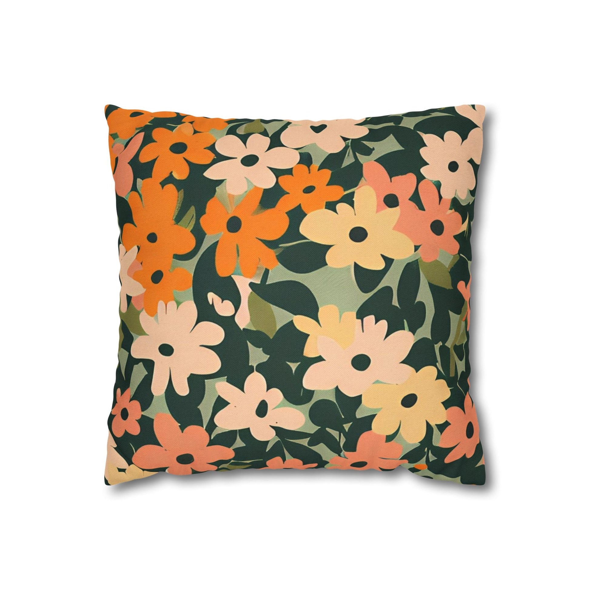 Spun Polyester Square Pillowcase, Artsulli - Art is Long, Life is Short, Home Decor, Size, 14" × 14", , , , , 14759909936880250543