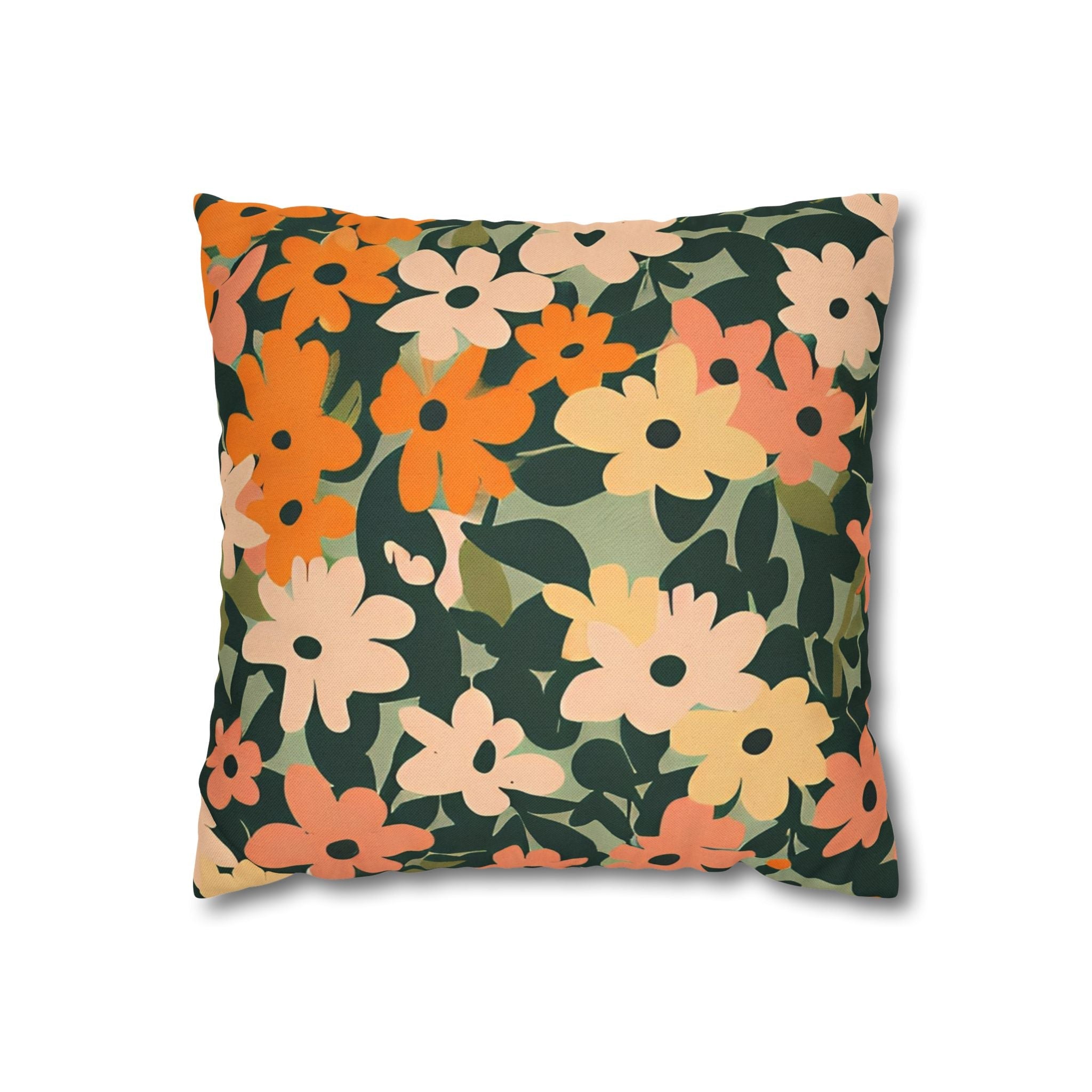 Spun Polyester Square Pillowcase, Artsulli - Art is Long, Life is Short, Home Decor, Size, 14" × 14", , , , , 14759909936880250543