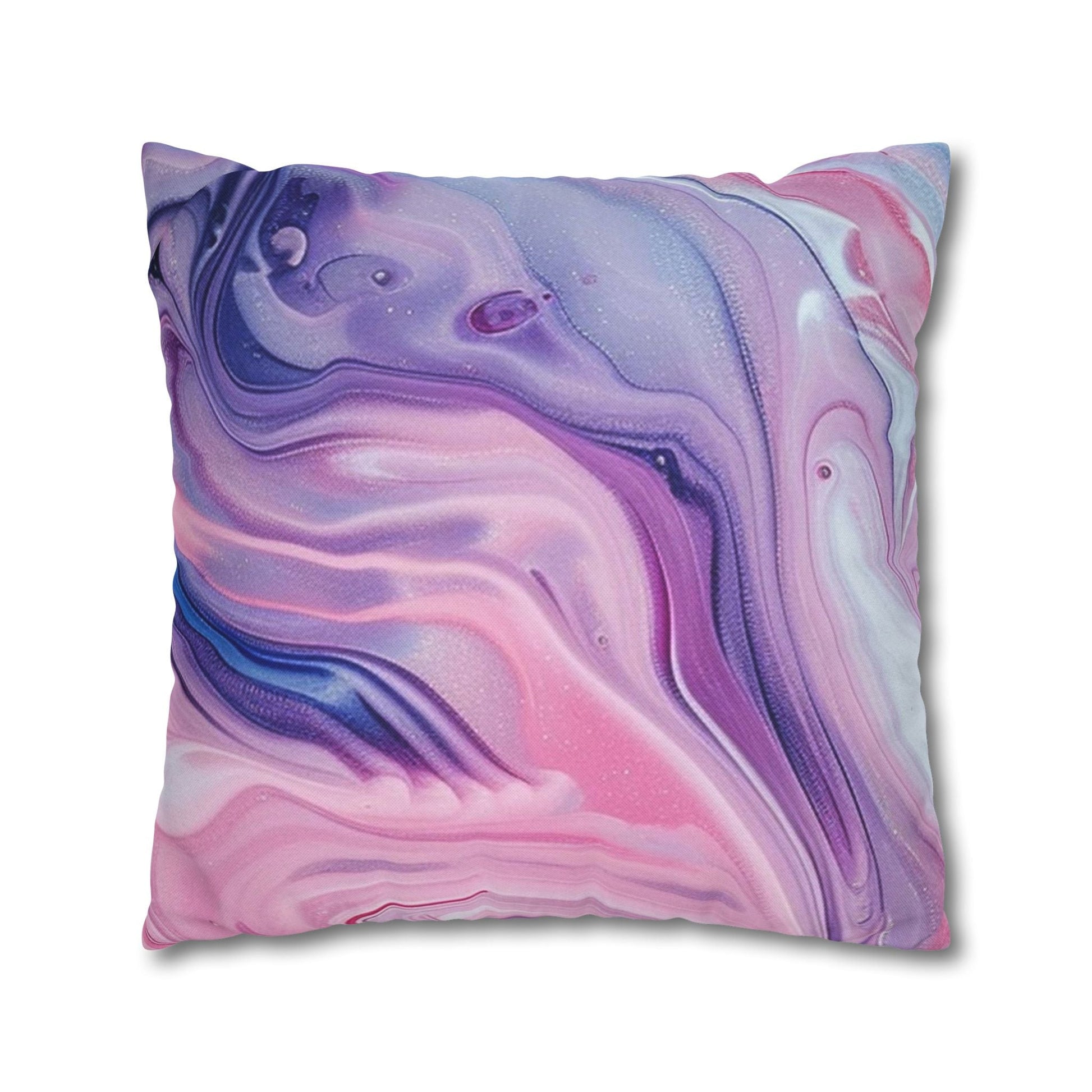 Spun Polyester Square Pillowcase, Artsulli - Art is Long, Life is Short, Home Decor, , , , , , , 