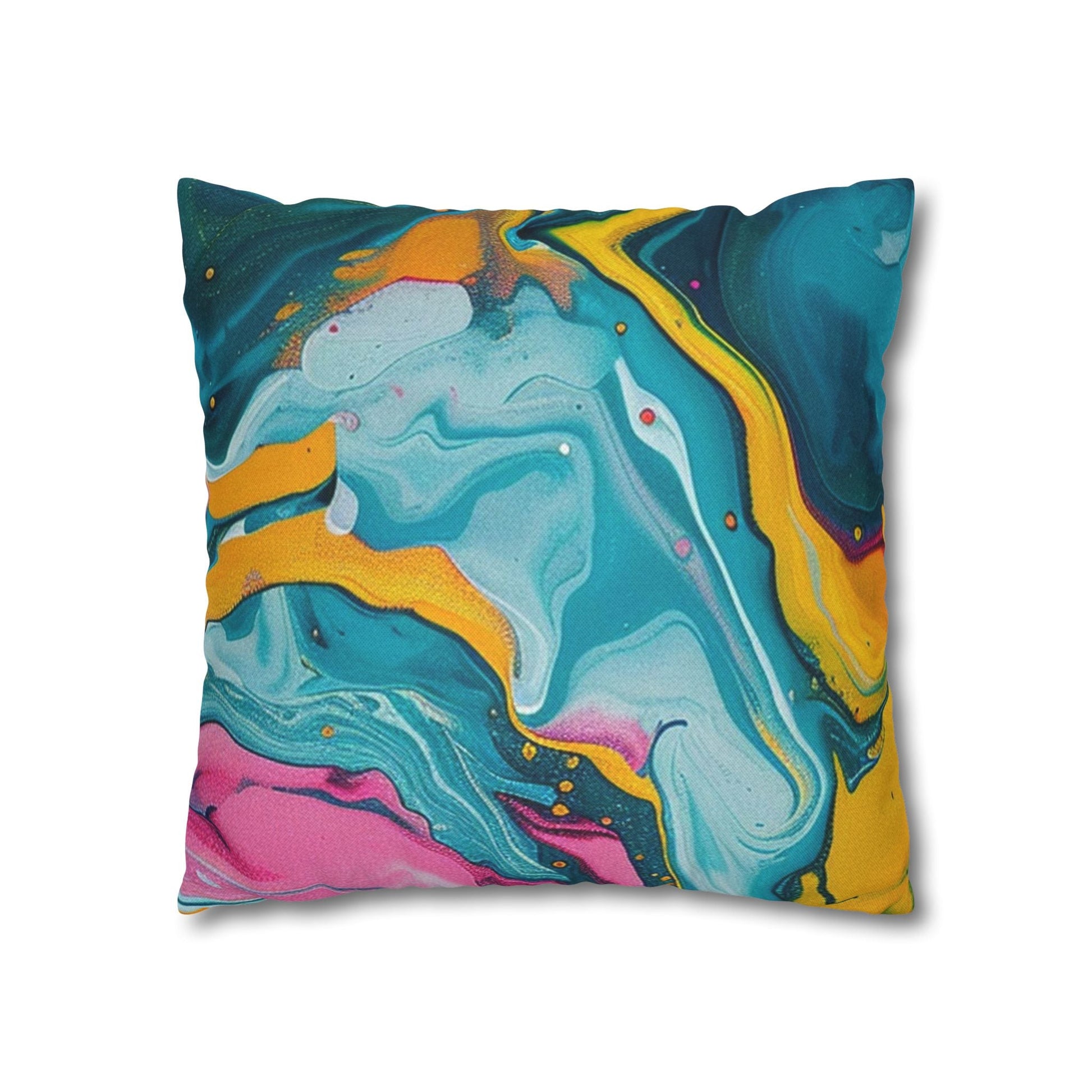 Spun Polyester Square Pillowcase, Artsulli - Art is Long, Life is Short, Home Decor, , , , , , , 