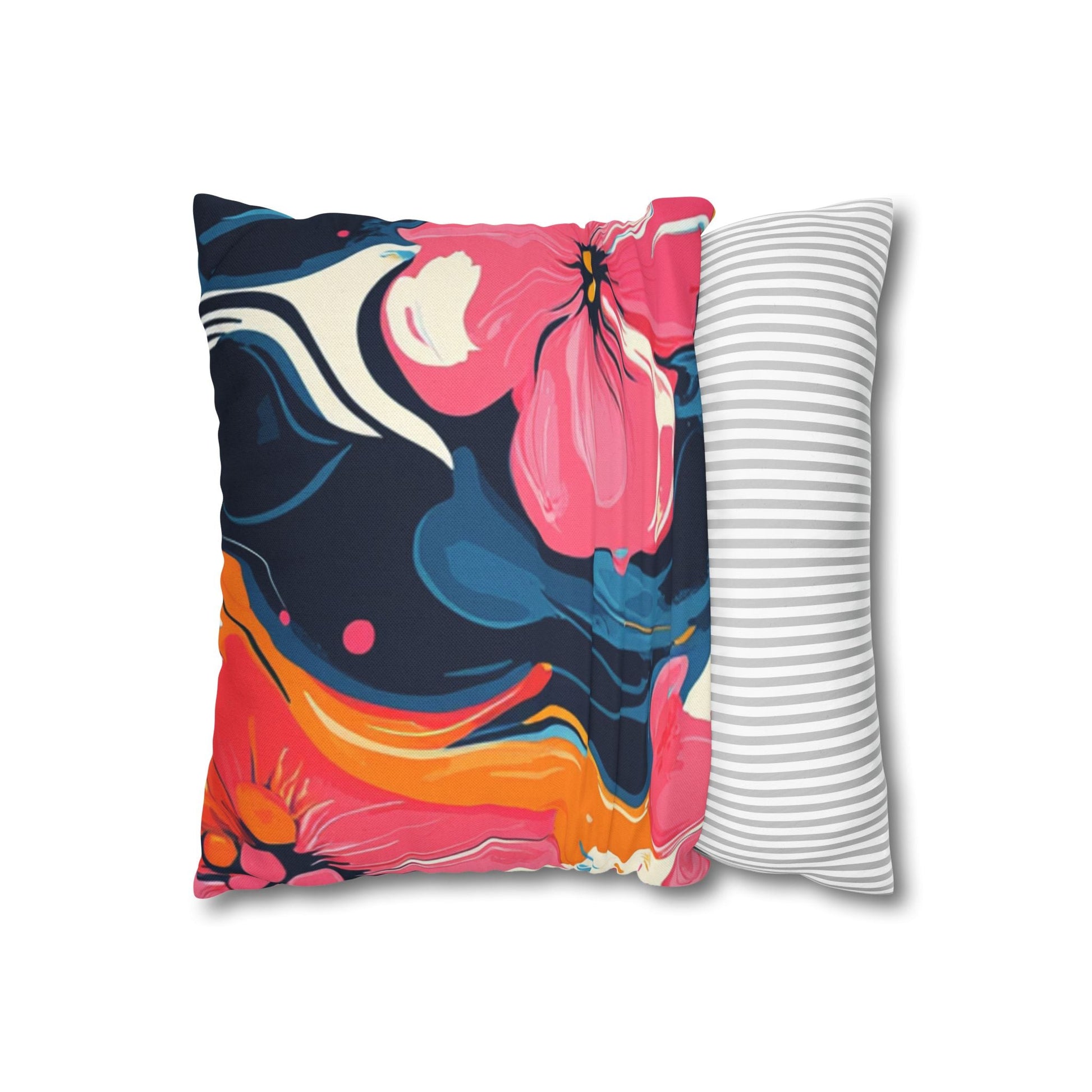 Spun Polyester Square Pillowcase, Artsulli - Art is Long, Life is Short, Home Decor, , , , , , , 
