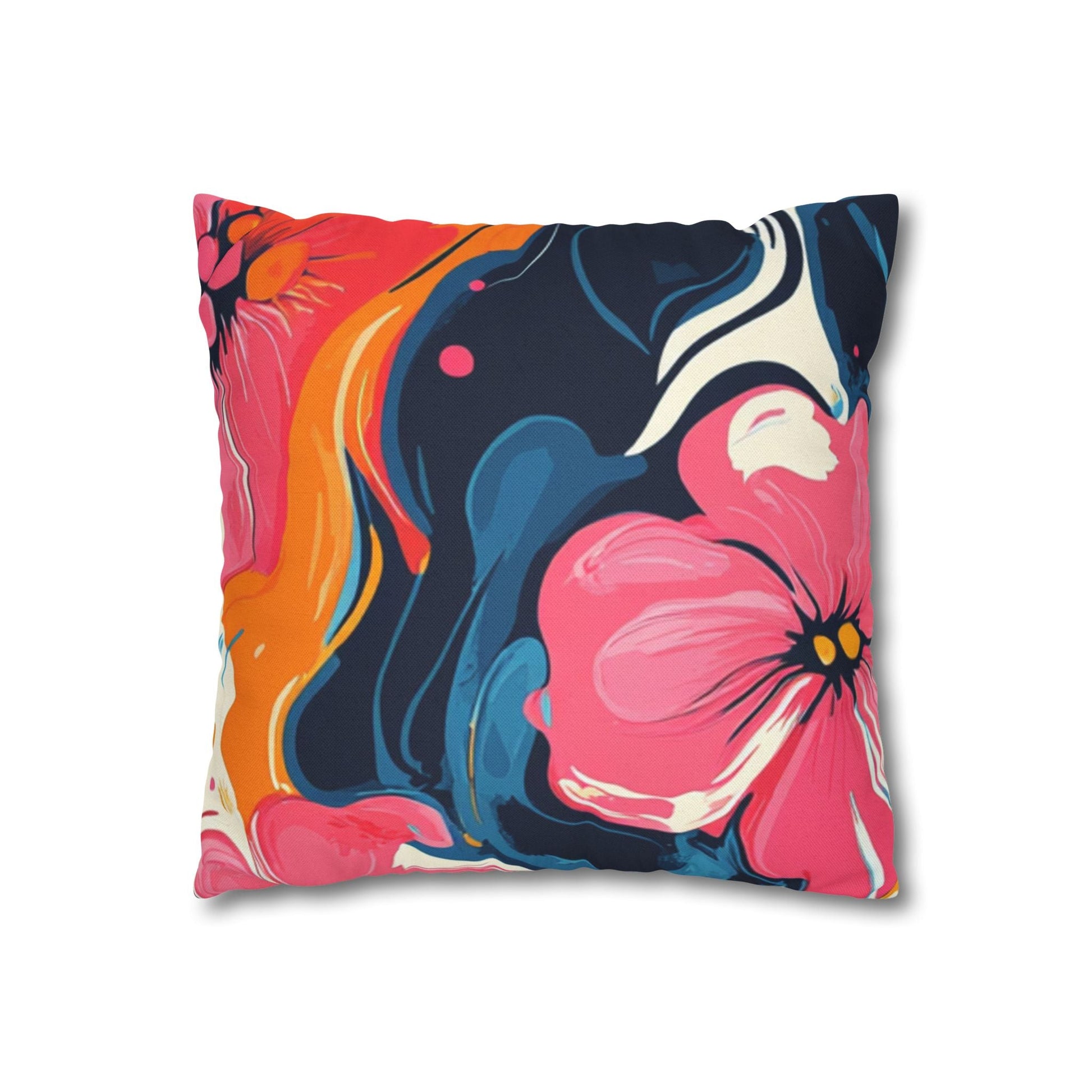 Spun Polyester Square Pillowcase, Artsulli - Art is Long, Life is Short, Home Decor, , , , , , , 