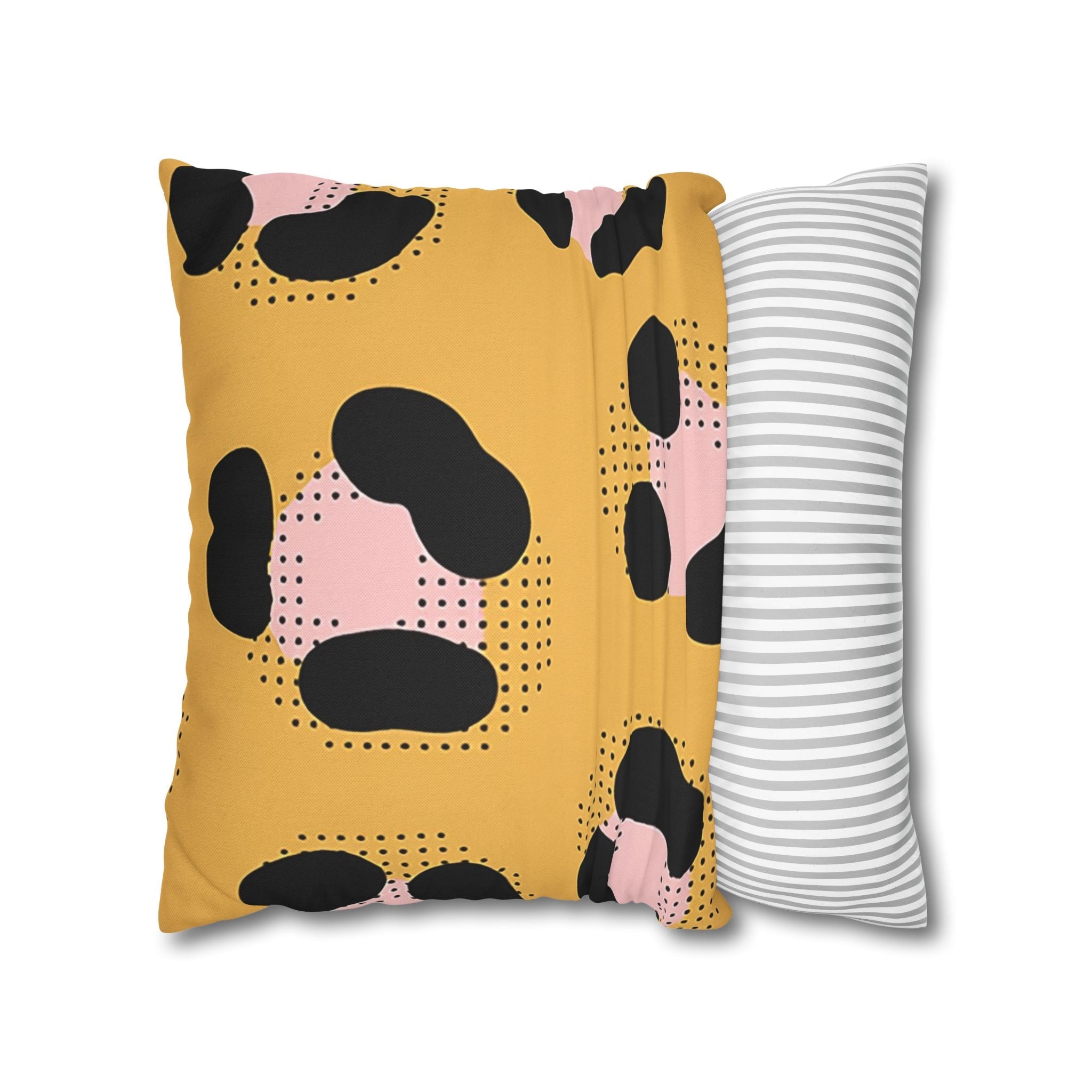 Spun Polyester Square Pillowcase, Artsulli - Art is Long, Life is Short, Home Decor, , , , , , , 