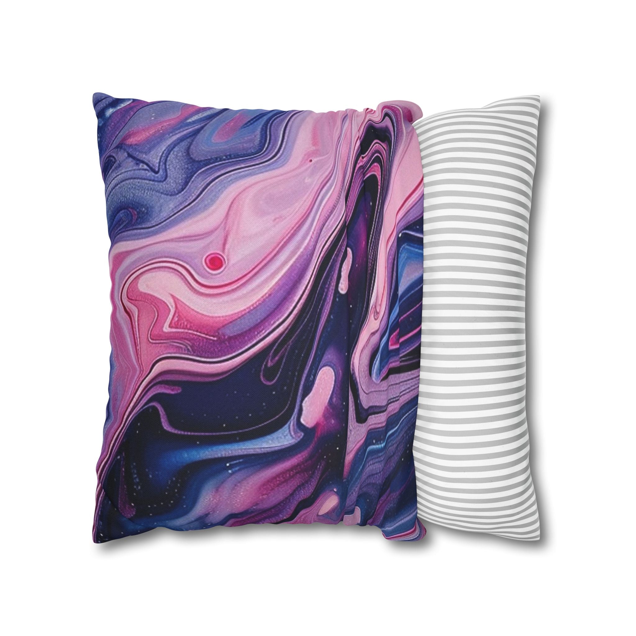 Spun Polyester Square Pillowcase, Artsulli - Art is Long, Life is Short, Home Decor, , , , , , , 