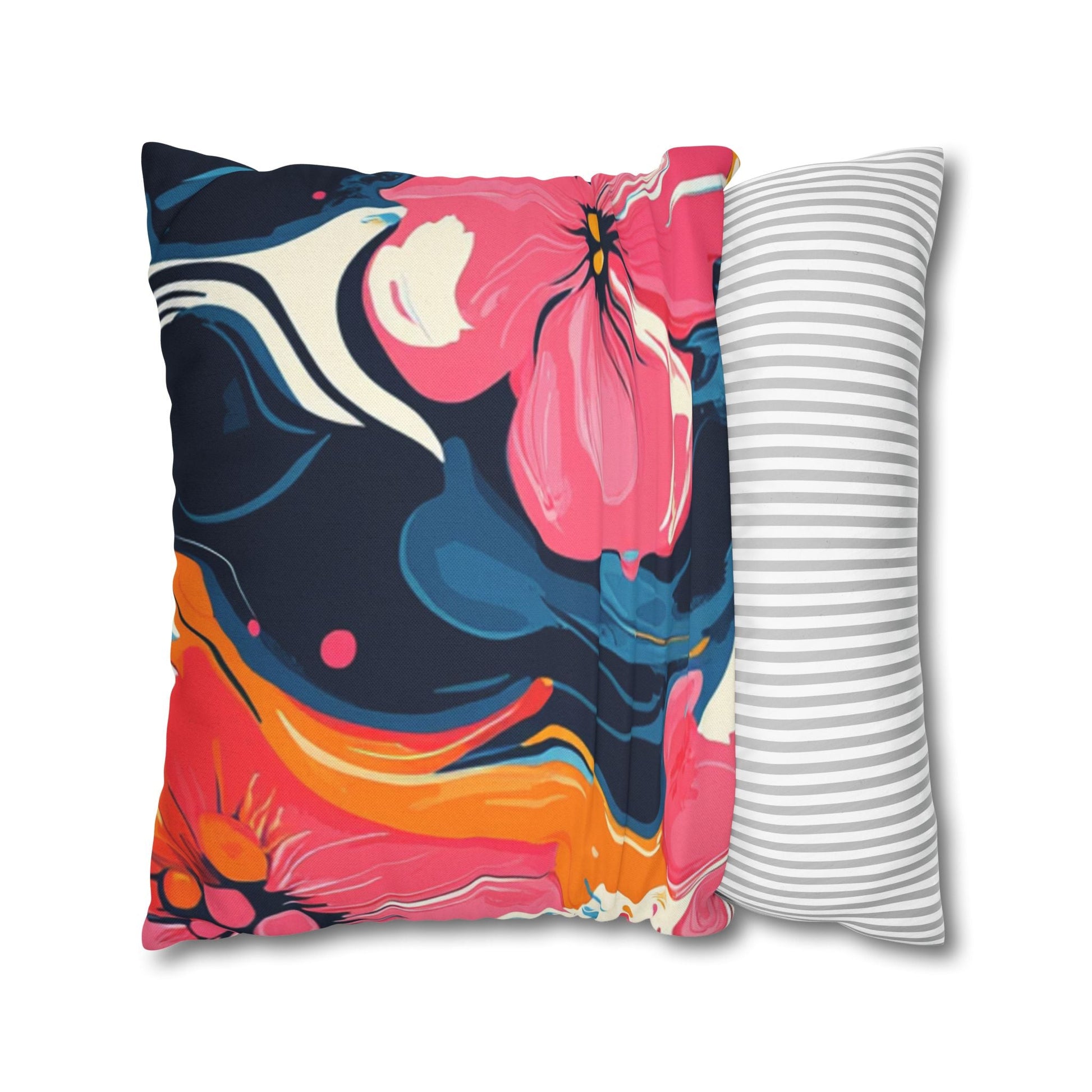 Spun Polyester Square Pillowcase, Artsulli - Art is Long, Life is Short, Home Decor, , , , , , , 