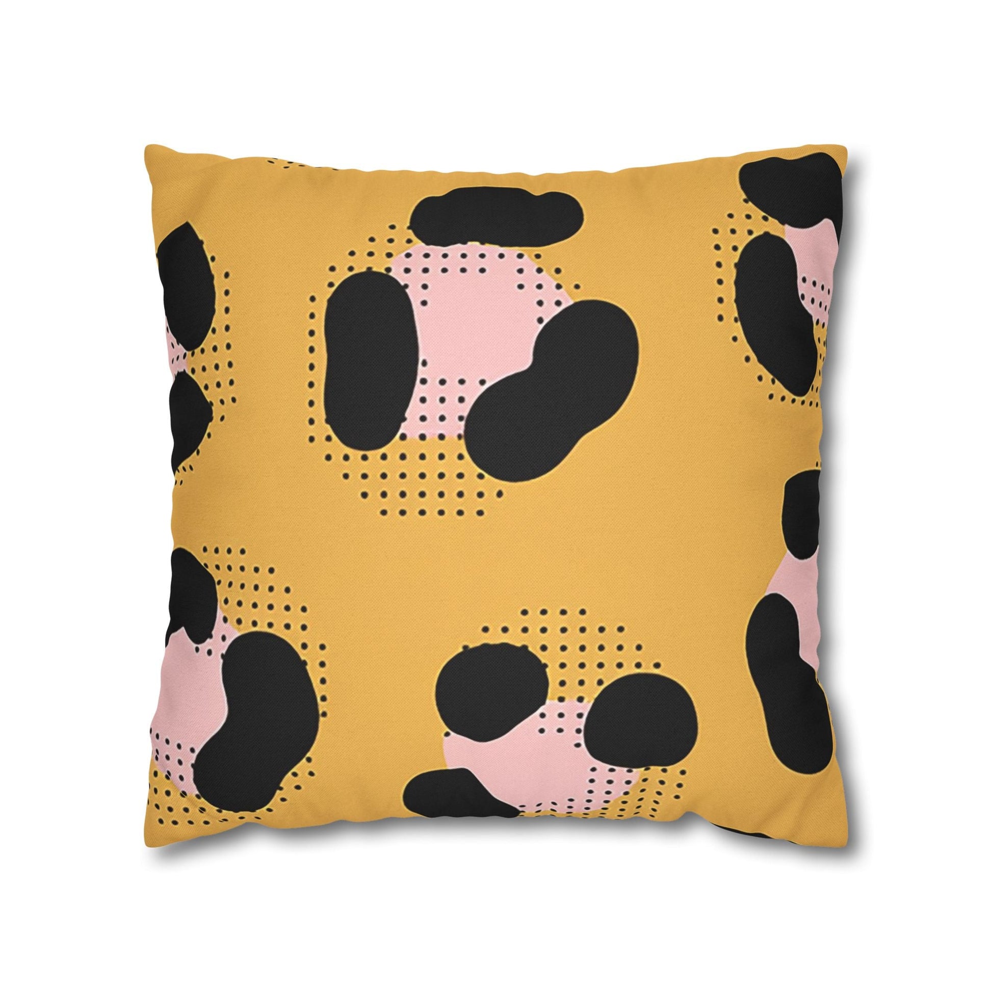 Spun Polyester Square Pillowcase, Artsulli - Art is Long, Life is Short, Home Decor, Size, 18" × 18", , , , , 30085662715954012972