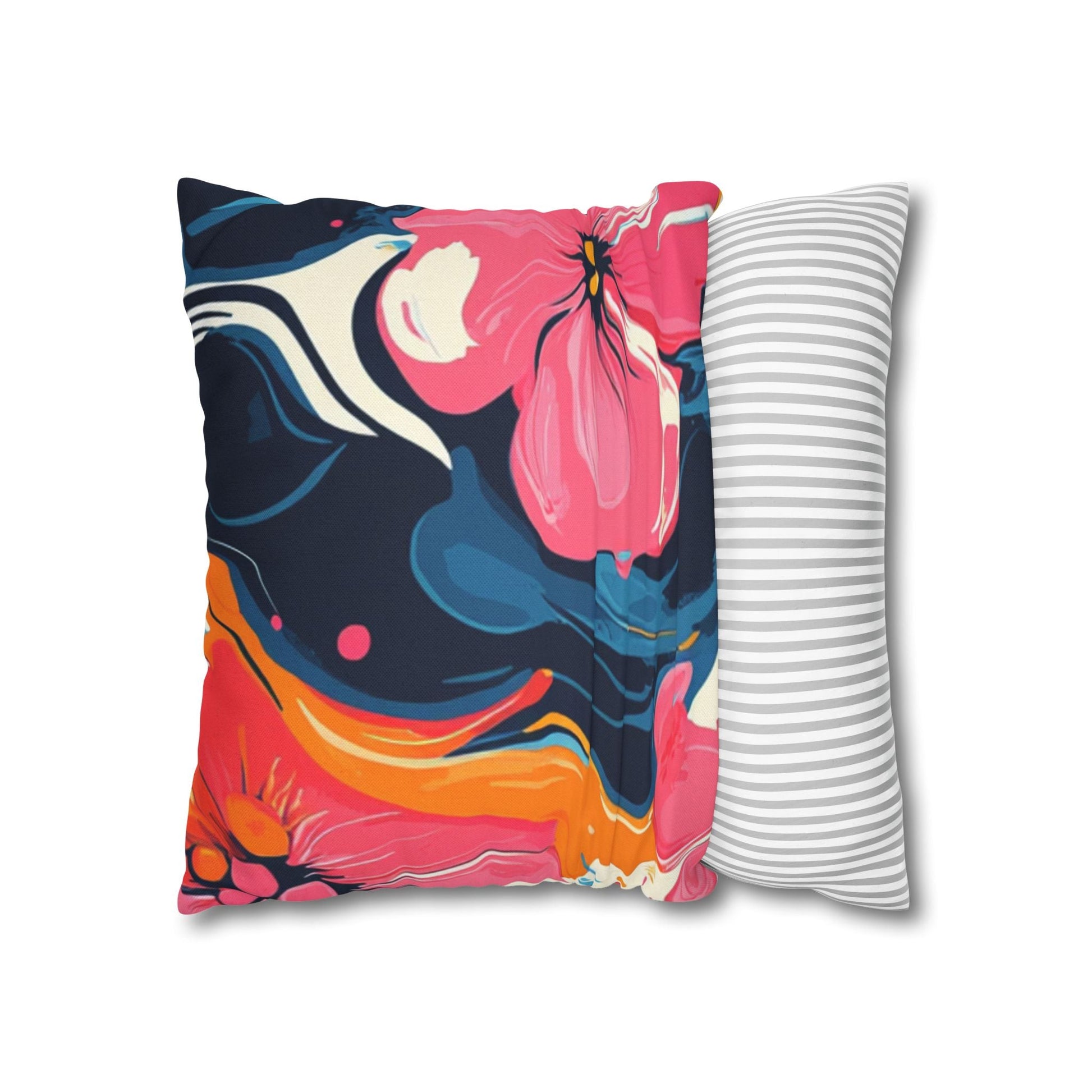 Spun Polyester Square Pillowcase, Artsulli - Art is Long, Life is Short, Home Decor, , , , , , , 