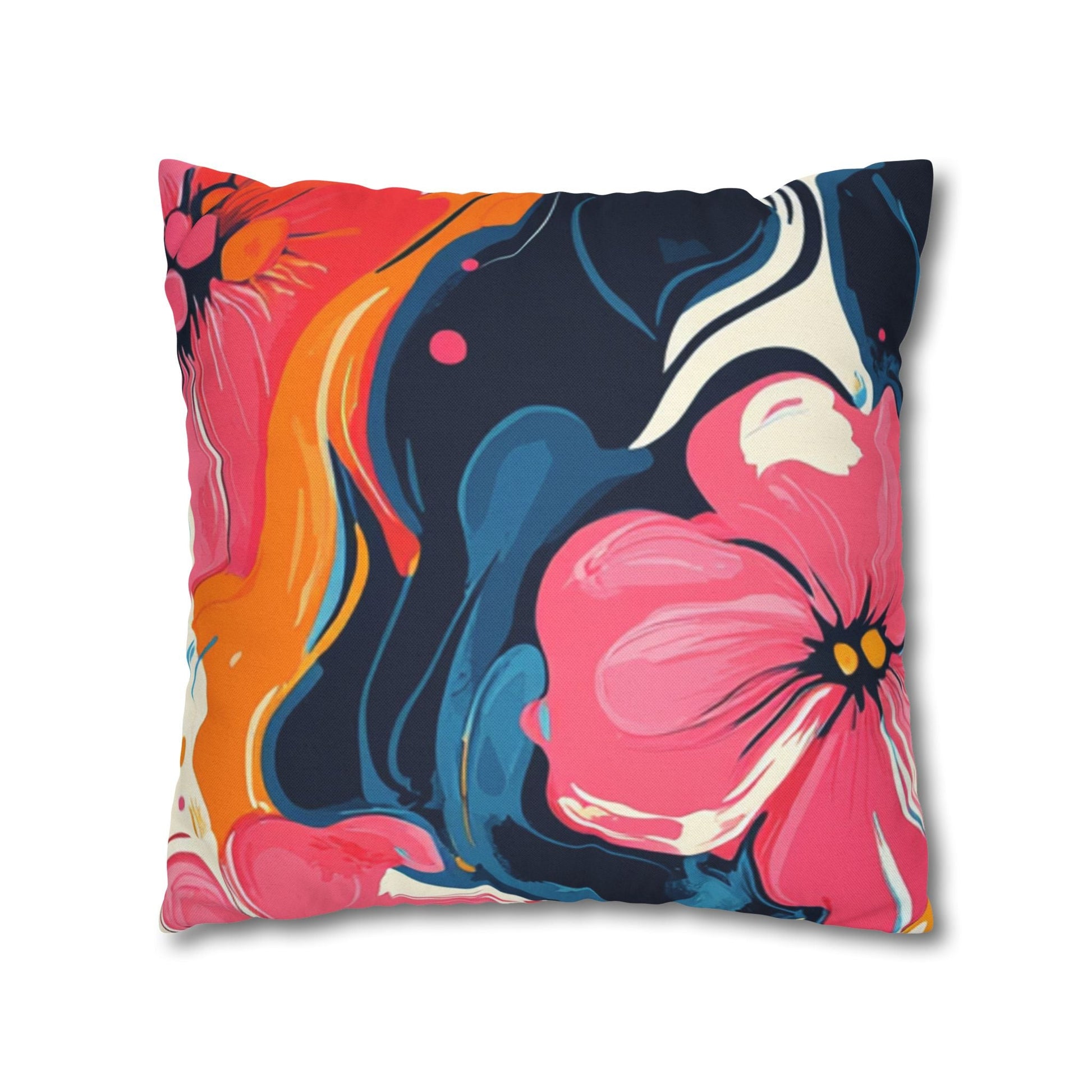 Spun Polyester Square Pillowcase, Artsulli - Art is Long, Life is Short, Home Decor, , , , , , , 