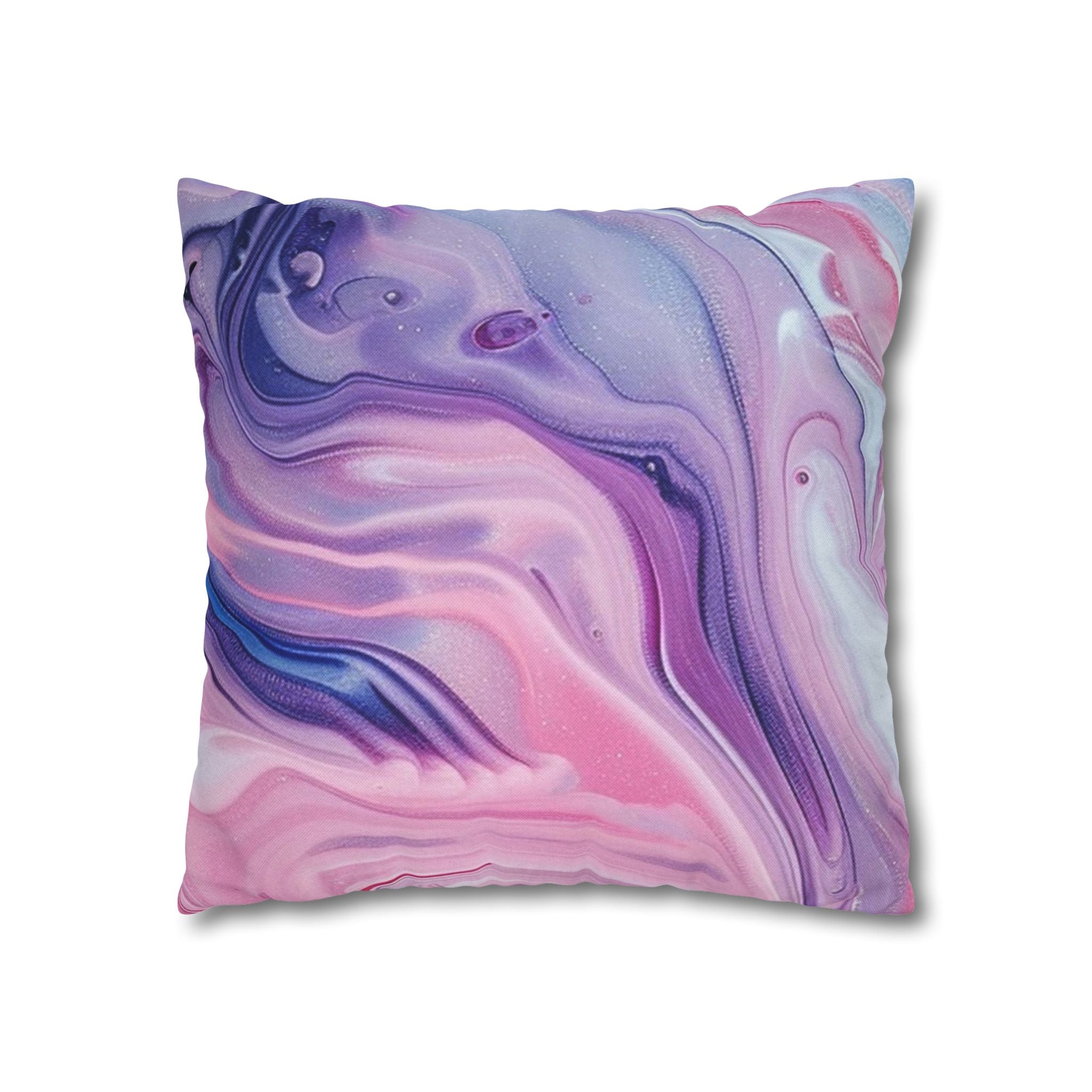 Spun Polyester Square Pillowcase, Artsulli - Art is Long, Life is Short, Home Decor, , , , , , , 