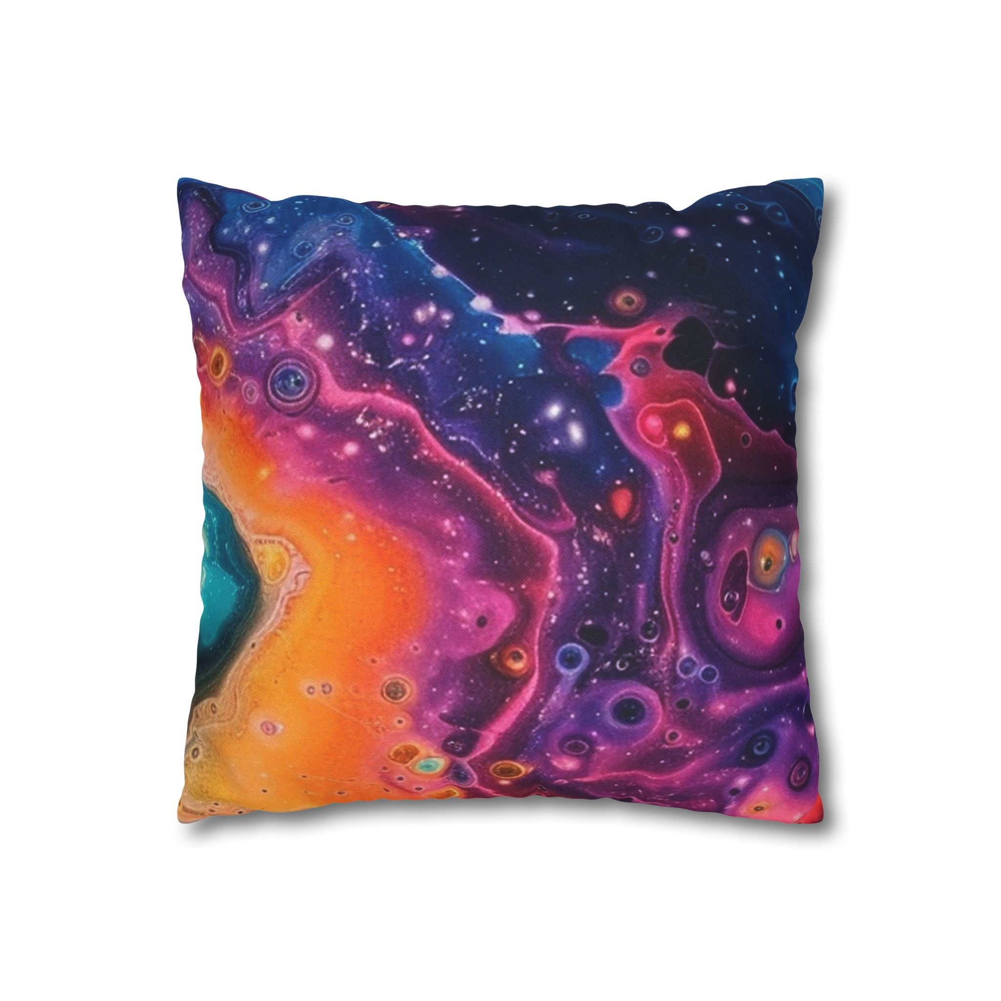 Spun Polyester Square Pillowcase, Artsulli - Art is Long, Life is Short, Home Decor, , , , , , , 