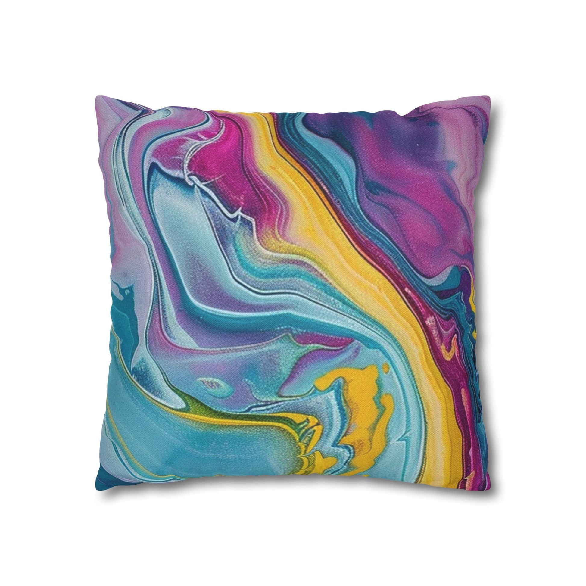Spun Polyester Square Pillowcase, Artsulli - Art is Long, Life is Short, Home Decor, , , , , , , 