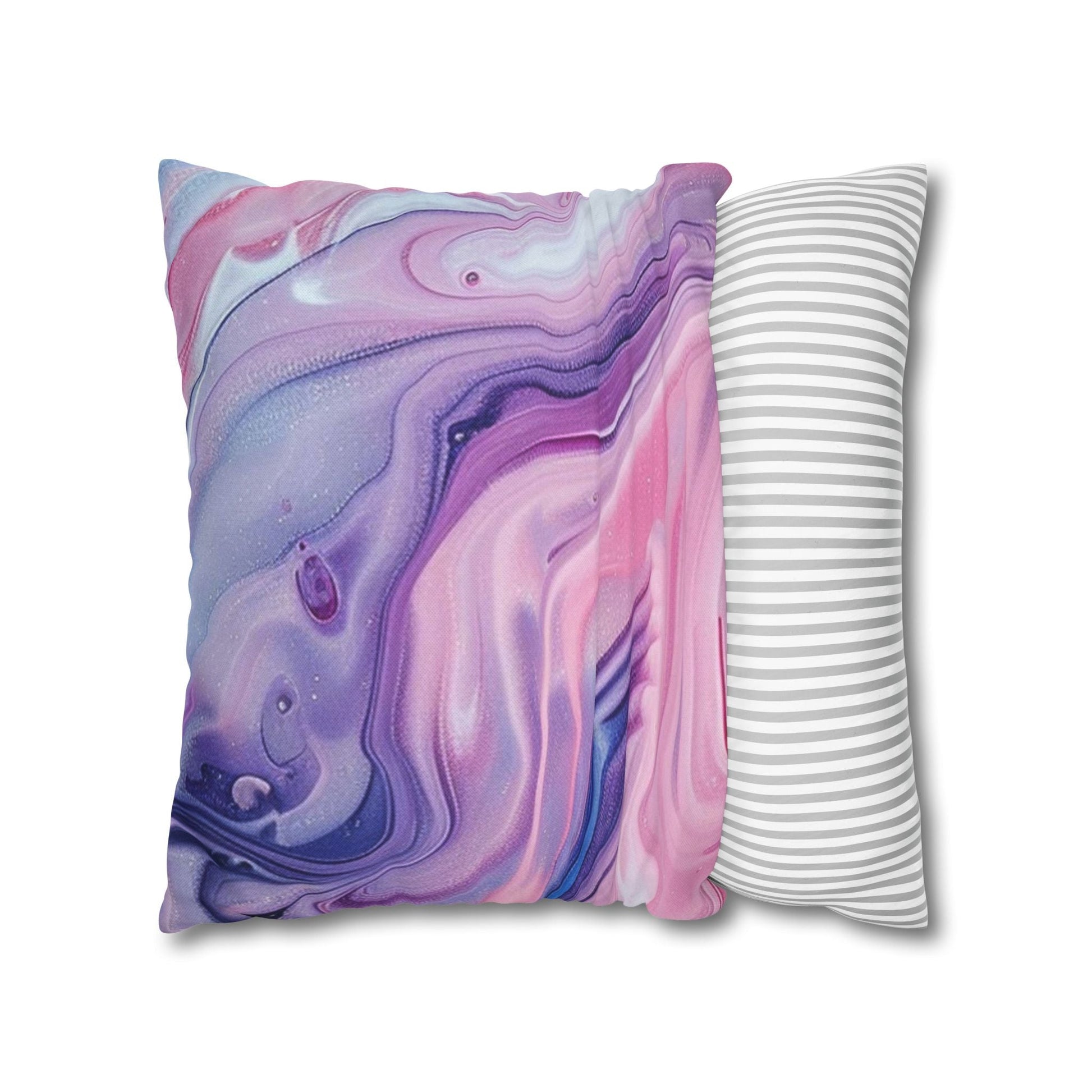 Spun Polyester Square Pillowcase, Artsulli - Art is Long, Life is Short, Home Decor, , , , , , , 