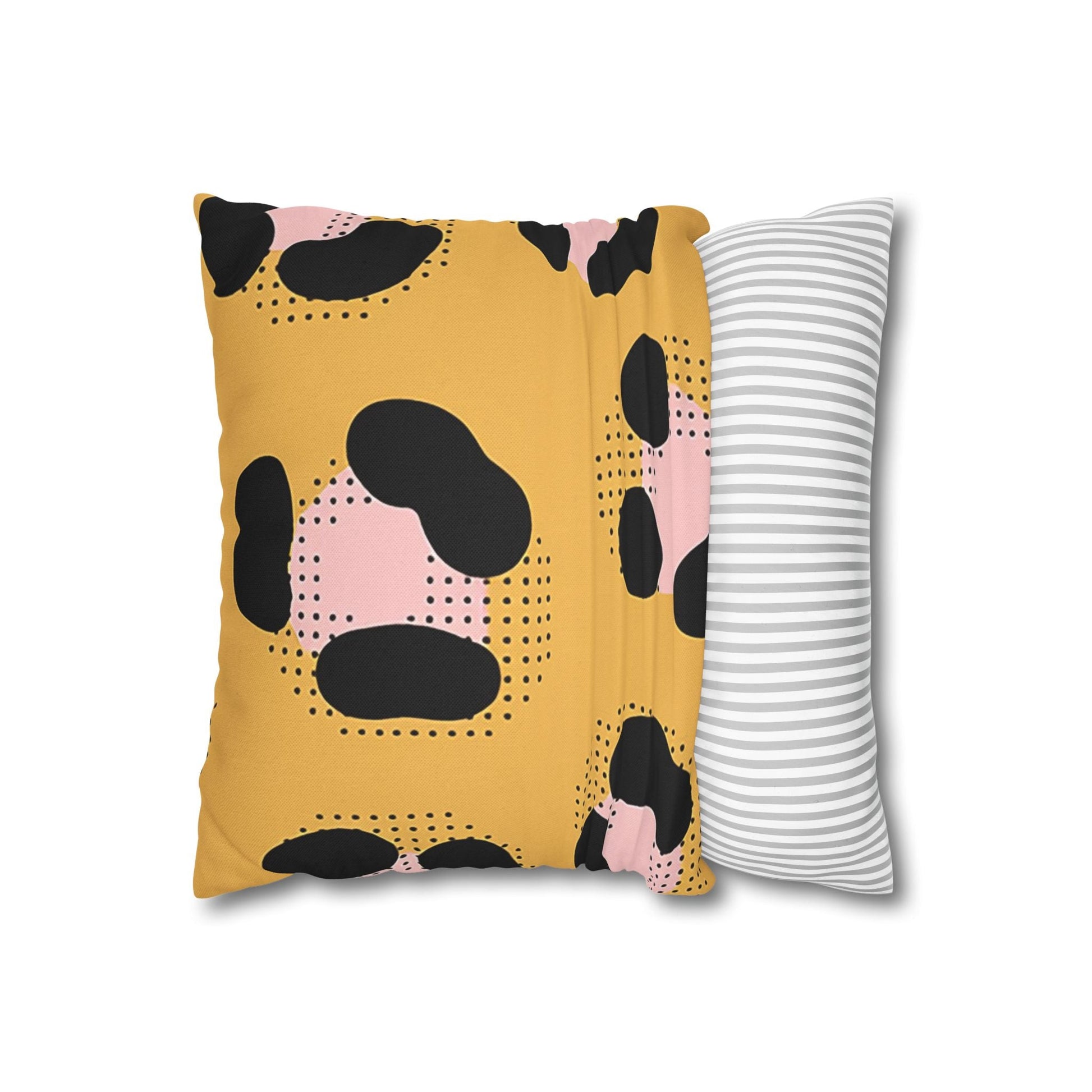 Spun Polyester Square Pillowcase, Artsulli - Art is Long, Life is Short, Home Decor, , , , , , , 