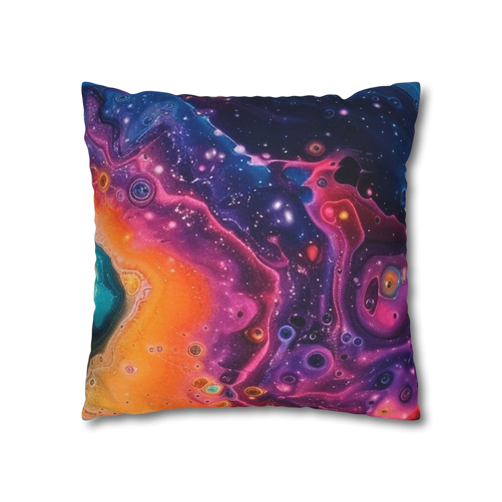 Spun Polyester Square Pillowcase, Artsulli - Art is Long, Life is Short, Home Decor, , , , , , , 