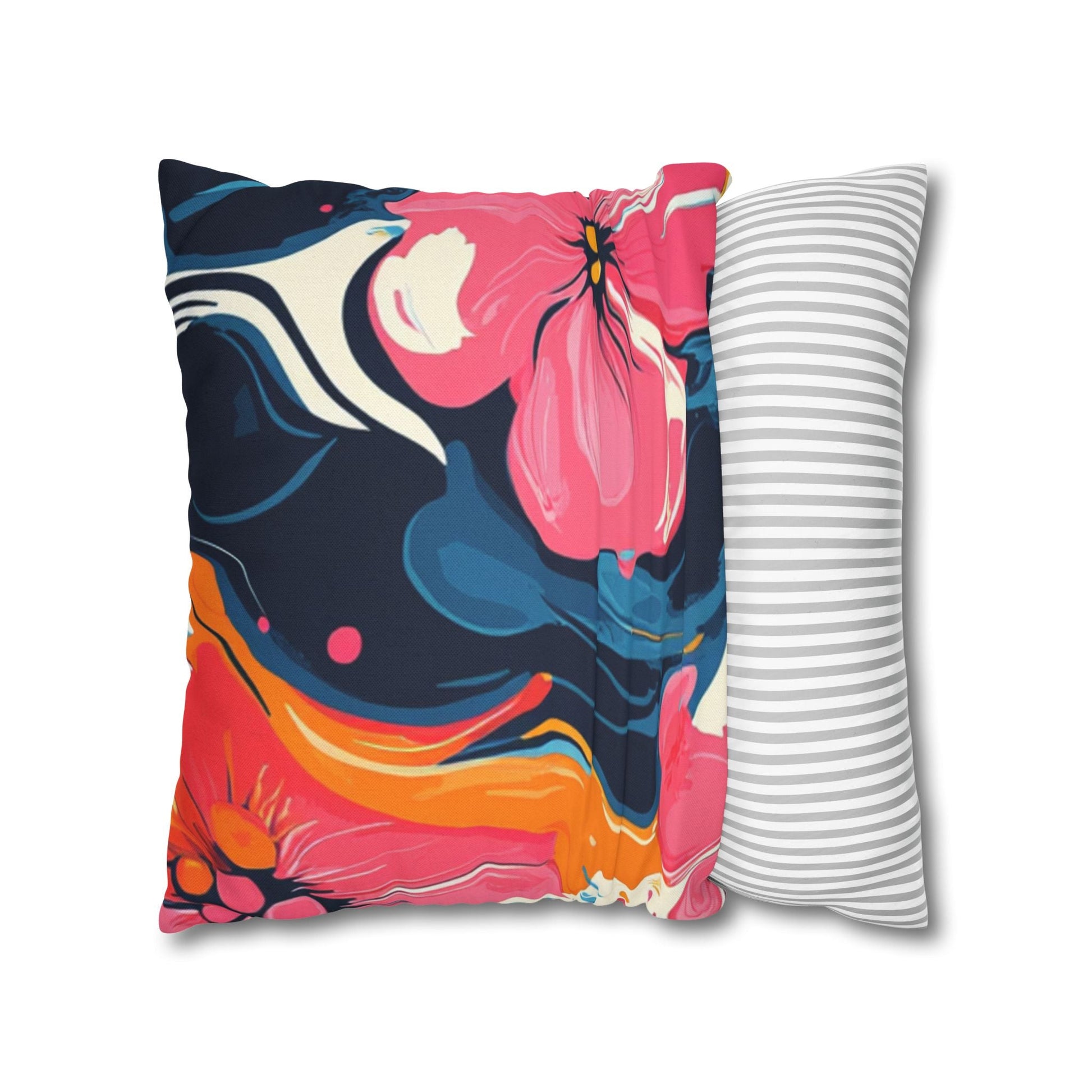 Spun Polyester Square Pillowcase, Artsulli - Art is Long, Life is Short, Home Decor, , , , , , , 