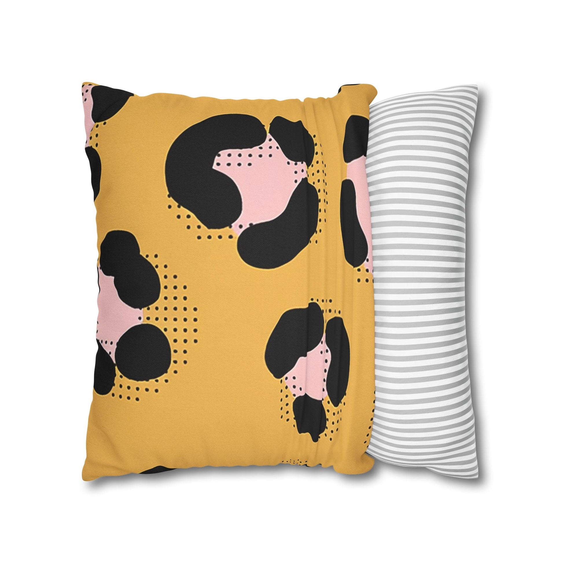 Spun Polyester Square Pillowcase, Artsulli - Art is Long, Life is Short, Home Decor, , , , , , , 