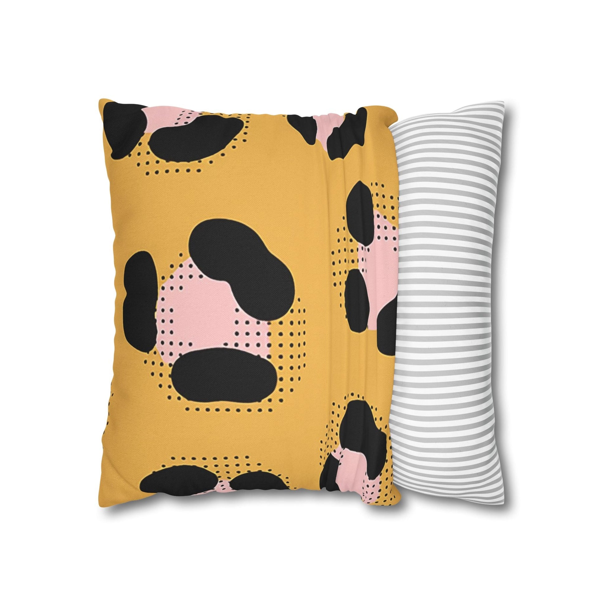 Spun Polyester Square Pillowcase, Artsulli - Art is Long, Life is Short, Home Decor, , , , , , , 