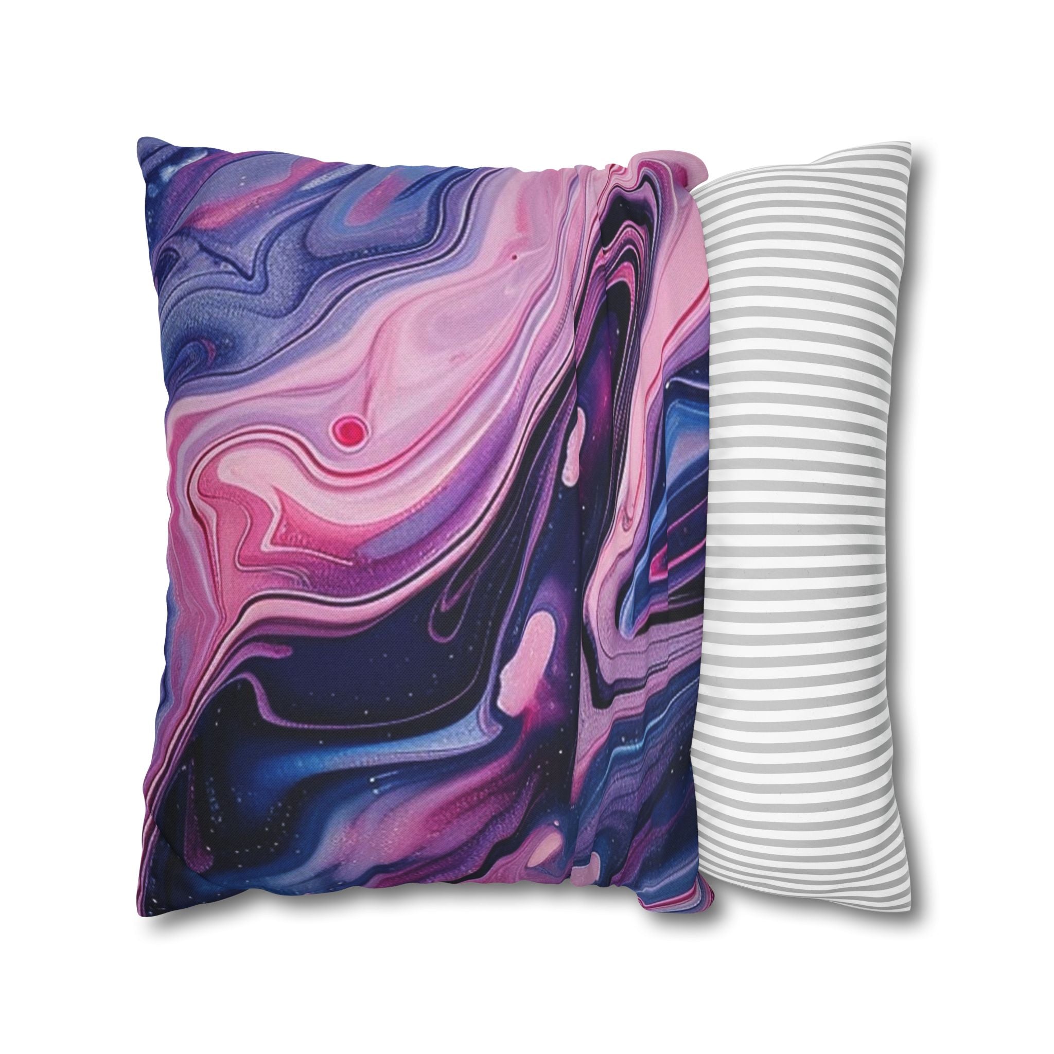 Spun Polyester Square Pillowcase, Artsulli - Art is Long, Life is Short, Home Decor, , , , , , , 