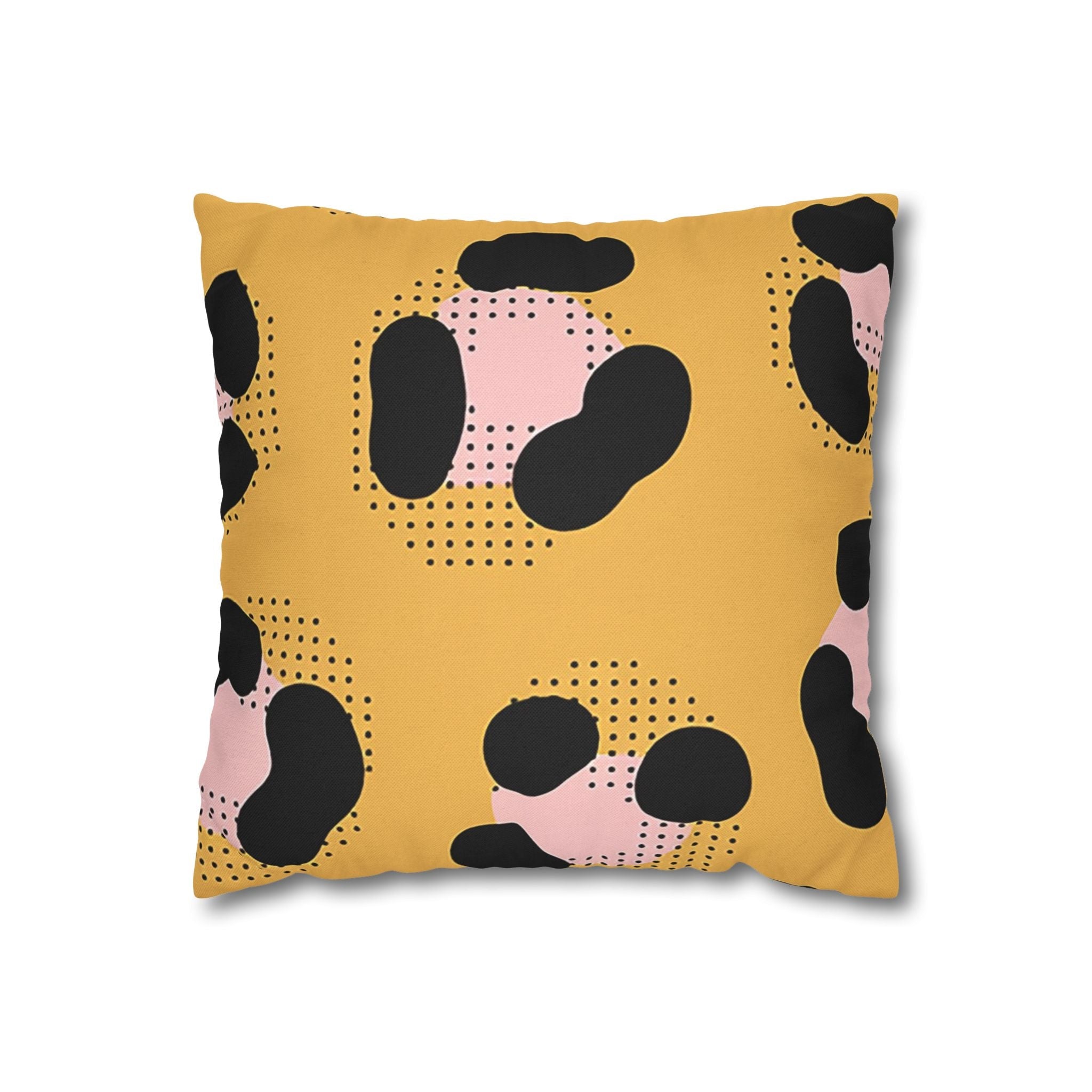 Spun Polyester Square Pillowcase, Artsulli - Art is Long, Life is Short, Home Decor, Size, 14" × 14", , , , , 11621324513375098502