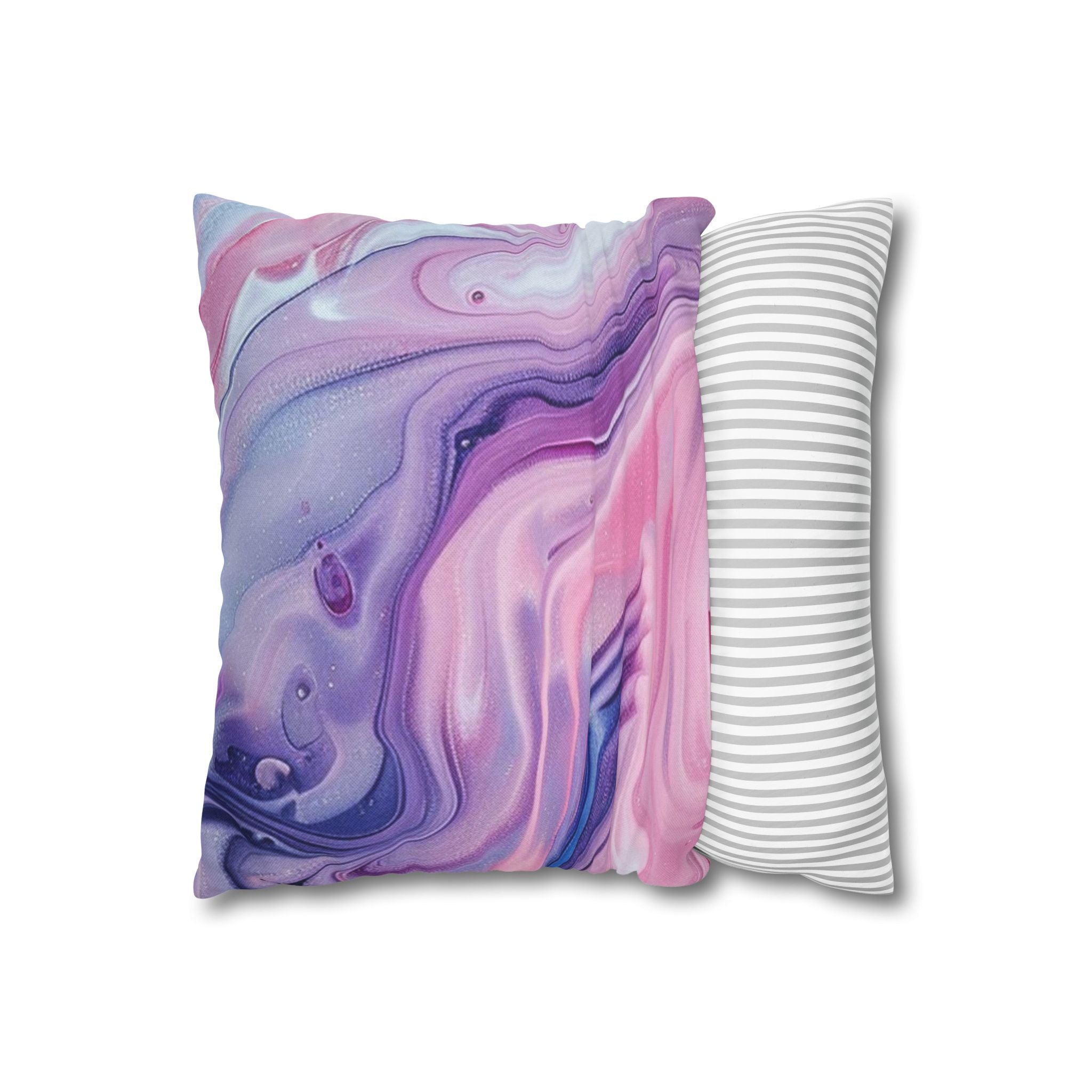 Spun Polyester Square Pillowcase, Artsulli - Art is Long, Life is Short, Home Decor, , , , , , , 