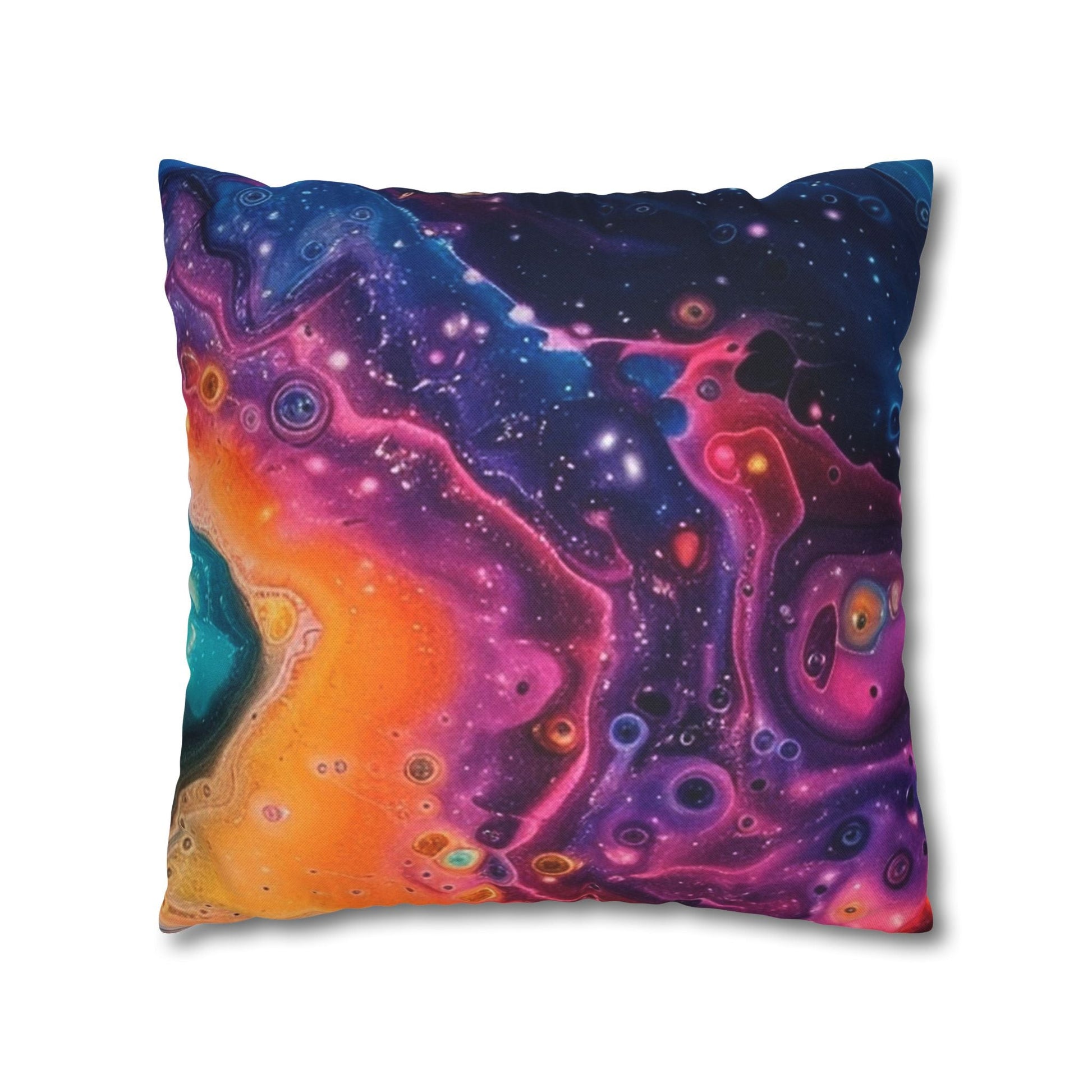 Spun Polyester Square Pillowcase, Artsulli - Art is Long, Life is Short, Home Decor, , , , , , , 