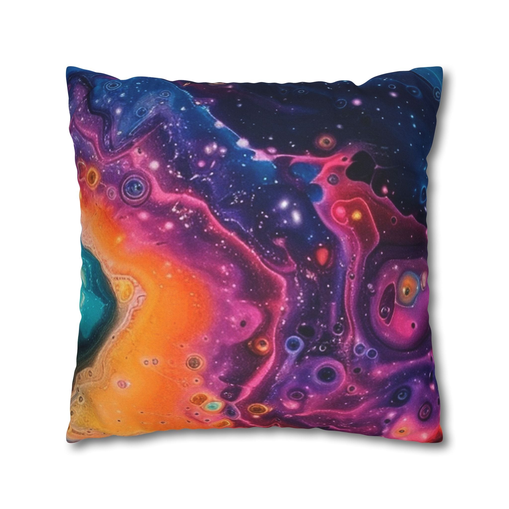 Spun Polyester Square Pillowcase, Artsulli - Art is Long, Life is Short, Home Decor, , , , , , , 