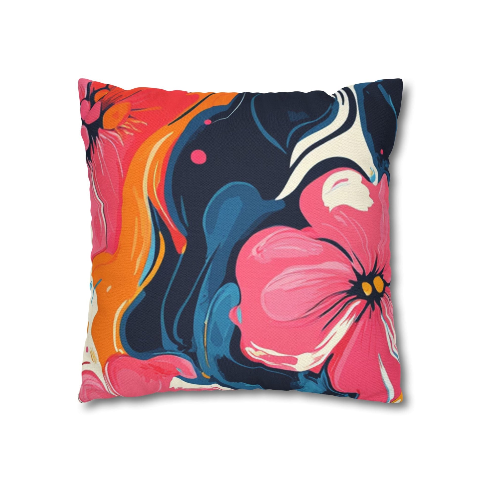 Spun Polyester Square Pillowcase, Artsulli - Art is Long, Life is Short, Home Decor, , , , , , , 