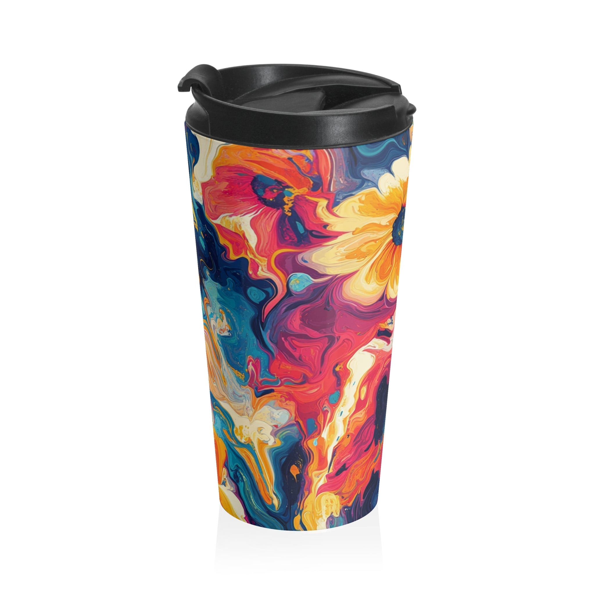 Stainless Steel Travel Mug, Artsulli - Art is Long, Life is Short, Mug, , , , , , , 