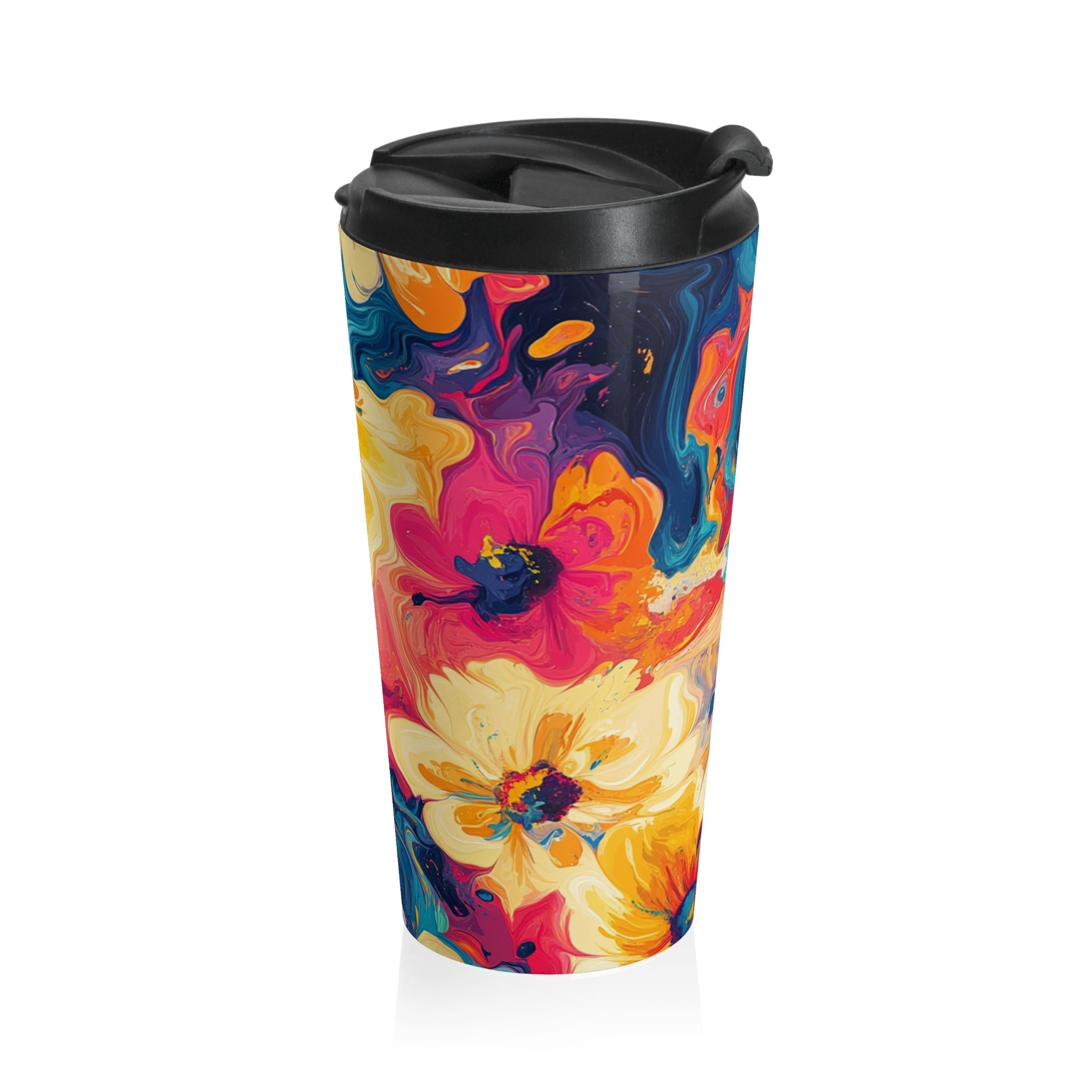 Stainless Steel Travel Mug, Artsulli - Art is Long, Life is Short, Mug, , , , , , , 