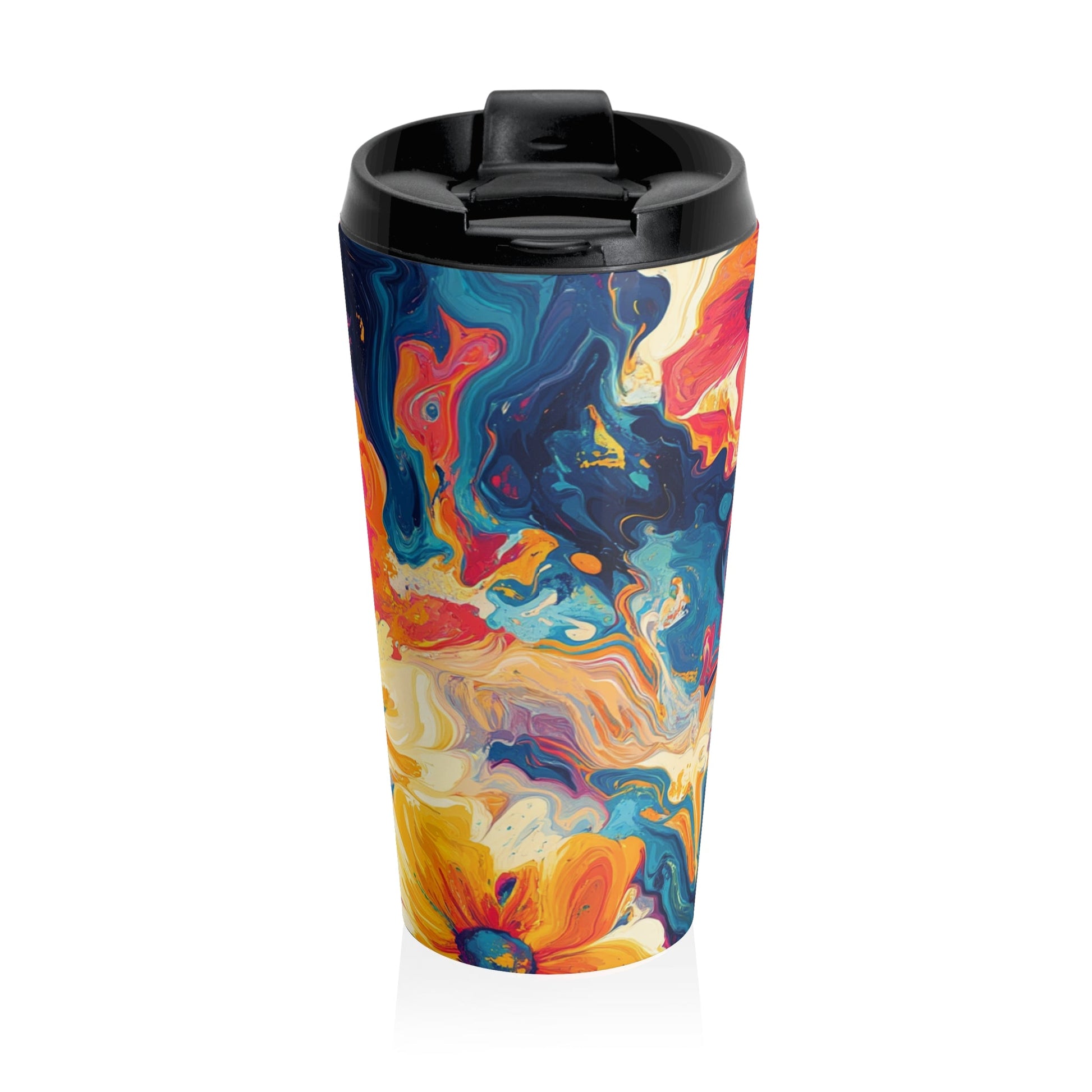 Stainless Steel Travel Mug, Artsulli - Art is Long, Life is Short, Mug, , , , , , , 