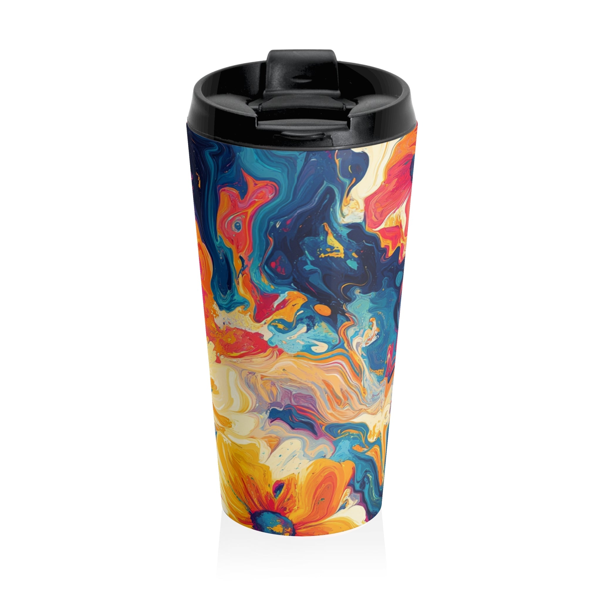 Stainless Steel Travel Mug, Artsulli - Art is Long, Life is Short, Mug, , , , , , , 