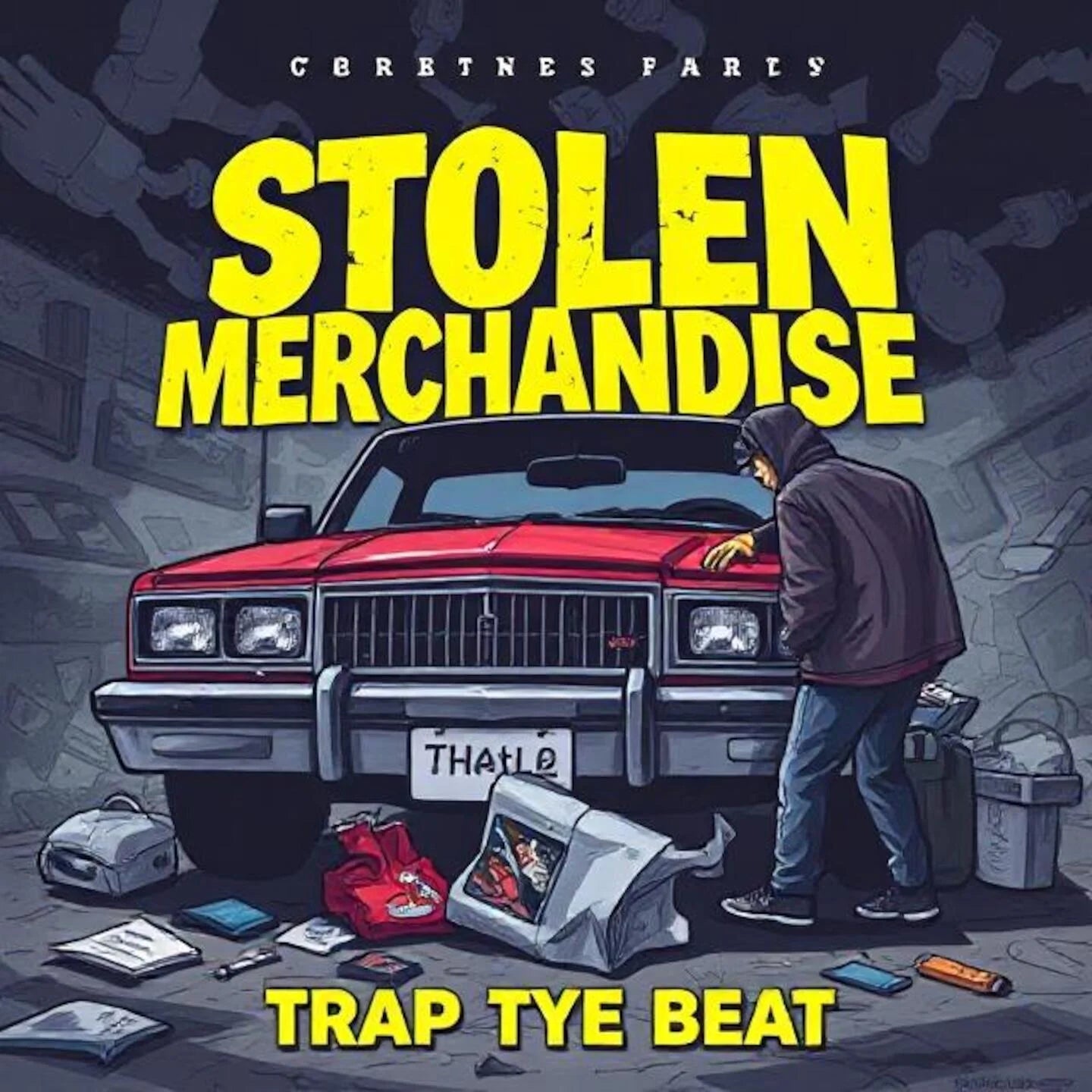 Buy The Best red classic car looted By Artsulli x Color Printify - Stolen Merchandise Trap Type Beat - 2025