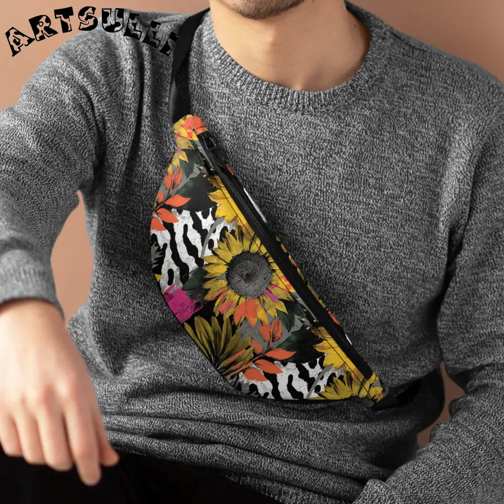 Stripes x Sunflowers Lightweight Bag, Artsulli - Art is Long, Life is Short, Bags, , , , , , , 