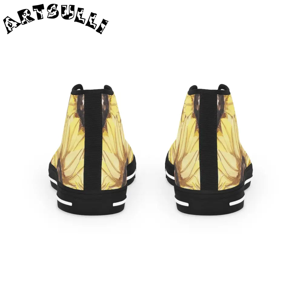 Sunflower Breathable Polyester Canvas Sneakers, Artsulli - Art is Long, Life is Short, Shoes, , , , , , , 