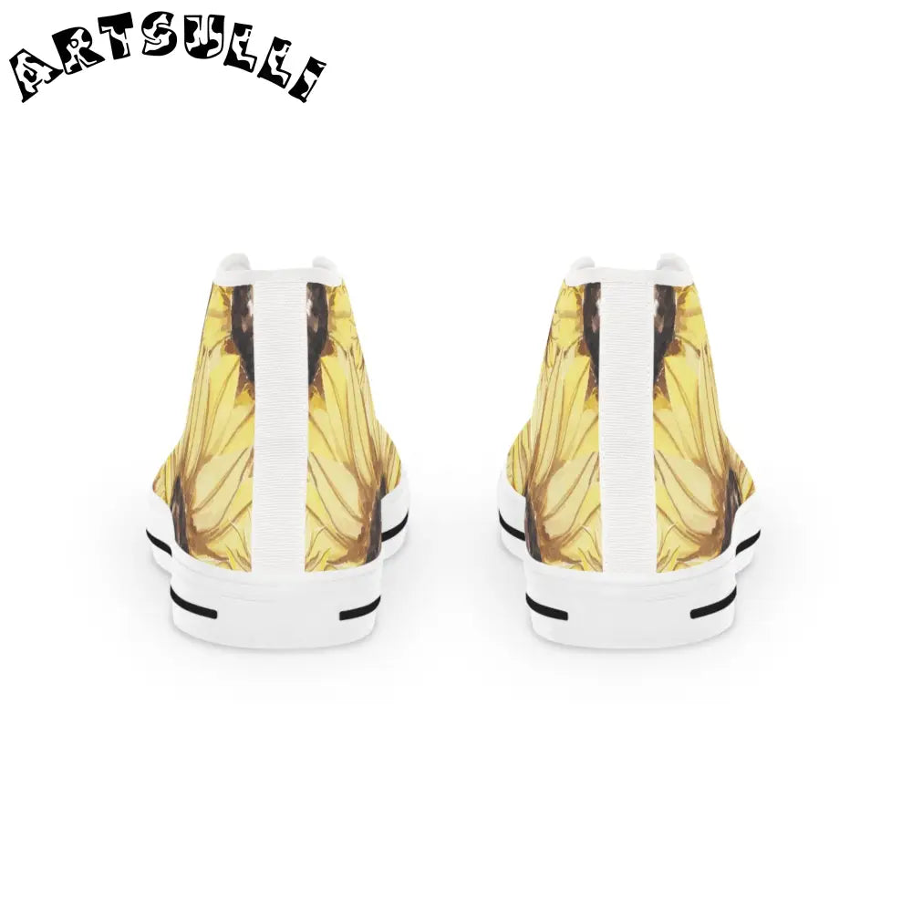 Sunflower Breathable Polyester Canvas Sneakers, Artsulli - Art is Long, Life is Short, Shoes, , , , , , , 