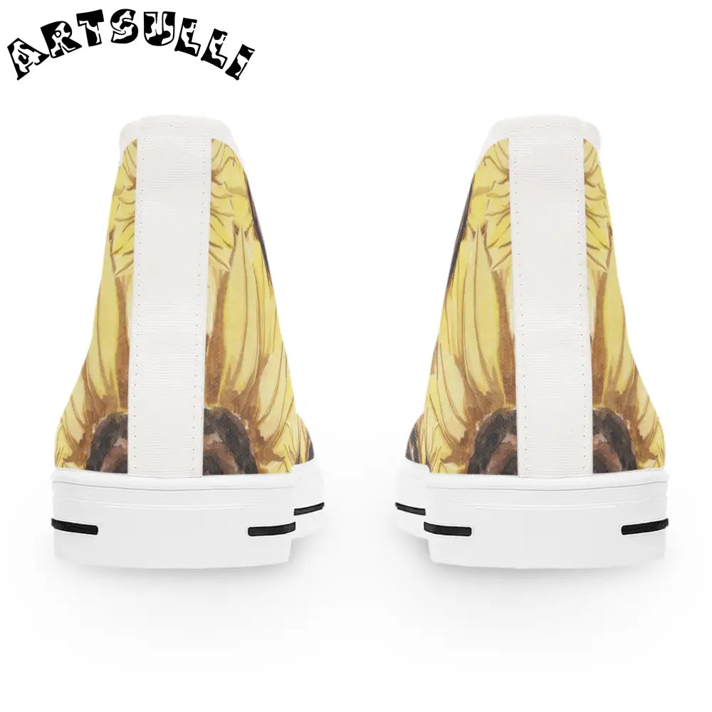 Sunflower Women’s High Tops with Deodorant Memory Foam, Artsulli - Art is Long, Life is Short, Shoes, , , , , , , 