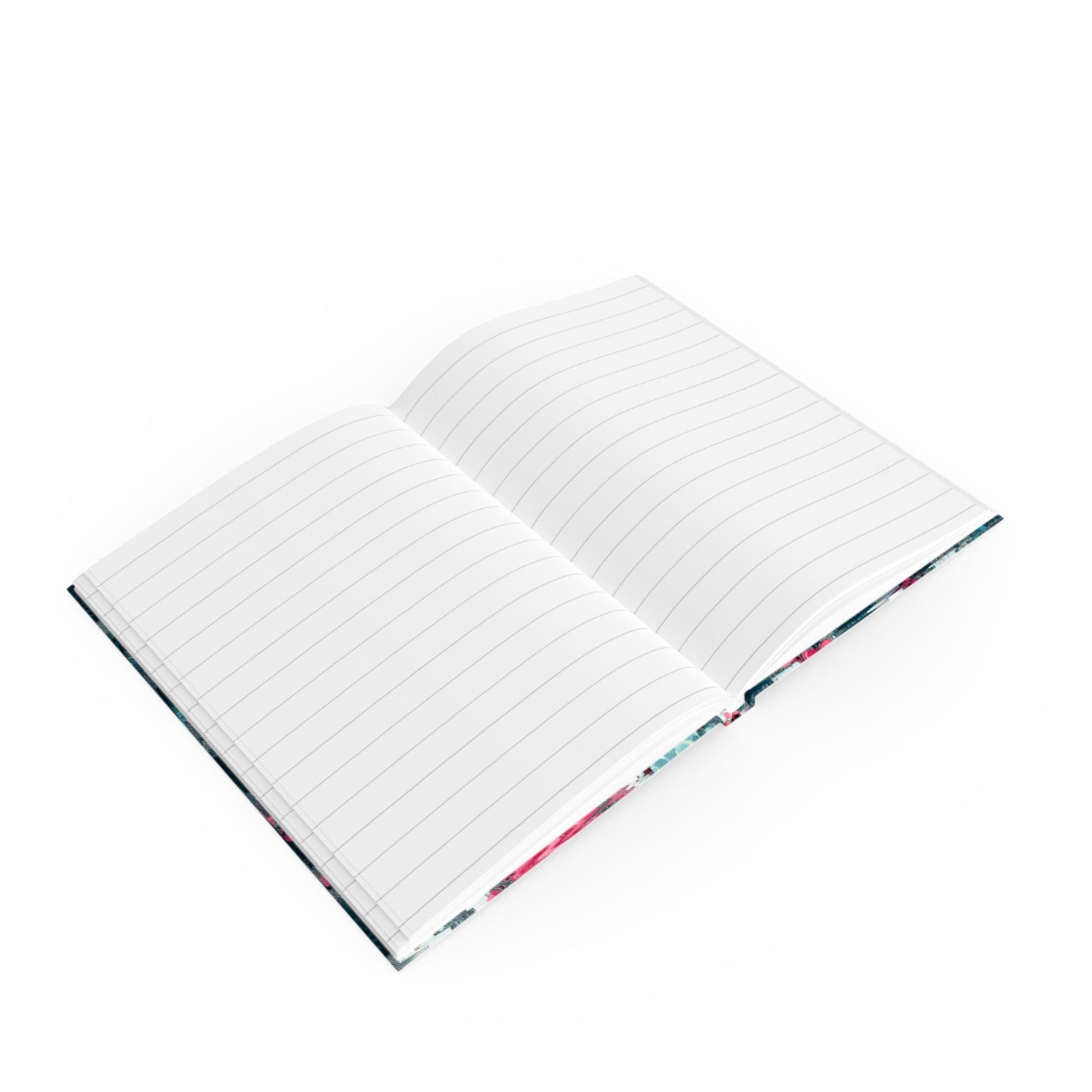 Teal Buffalo Plaid Floral Journal, Artsulli - Art is Long, Life is Short, Paper products, , , , , , , 