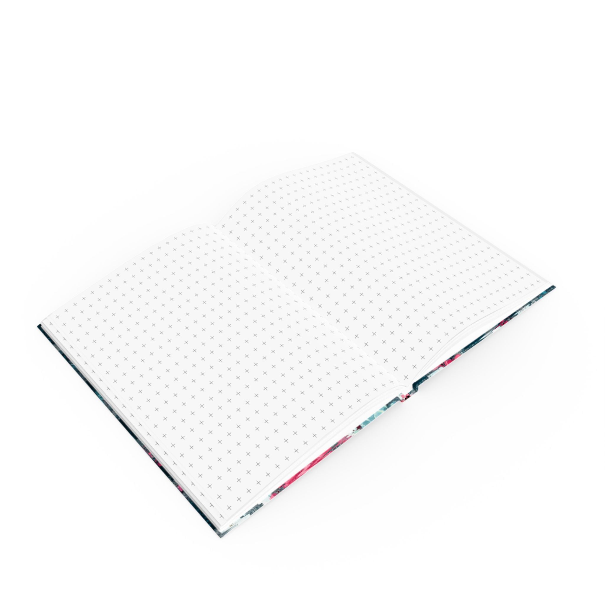 Teal Buffalo Plaid Floral Journal, Artsulli - Art is Long, Life is Short, Paper products, , , , , , , 