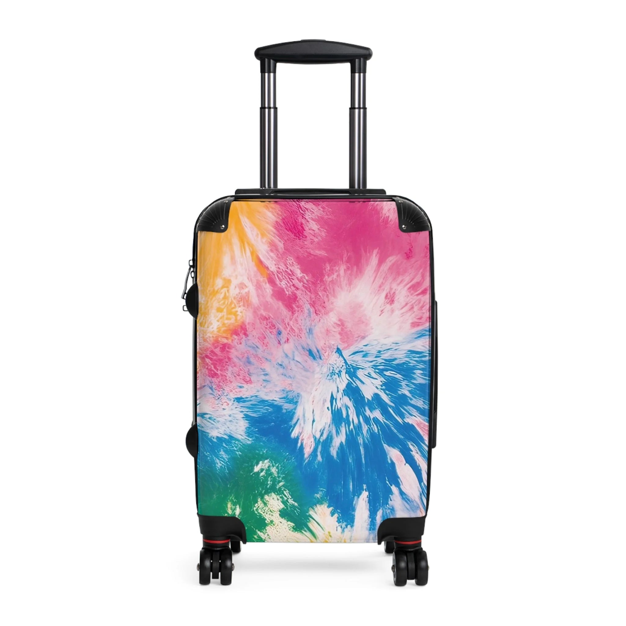 JAKKOUTTHEBXX Tie Dye Canvas Surface Spinner Suitcase 2025