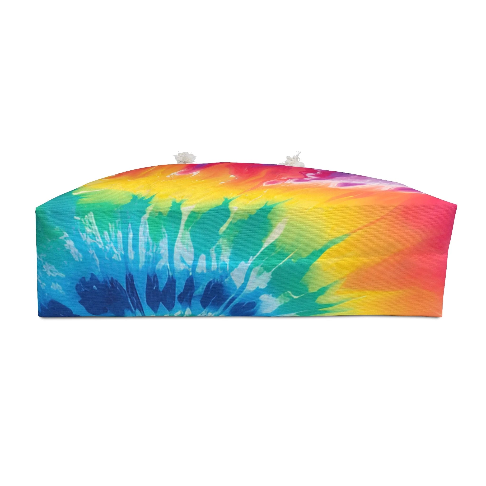 Tie-Dye Rope Handle Weekender Tote, Artsulli - Art is Long, Life is Short, Bags, , , , , , , 