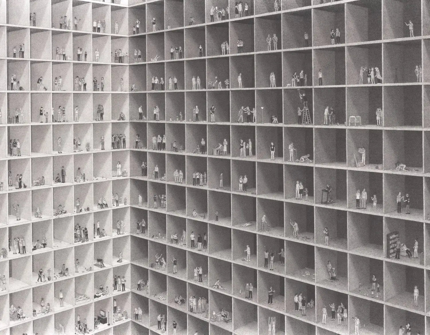 ‘Where’s Waldo?’ Meets Sarcastic, Dystopian Visions in Ben Tolman’s Elaborate Ink Drawings